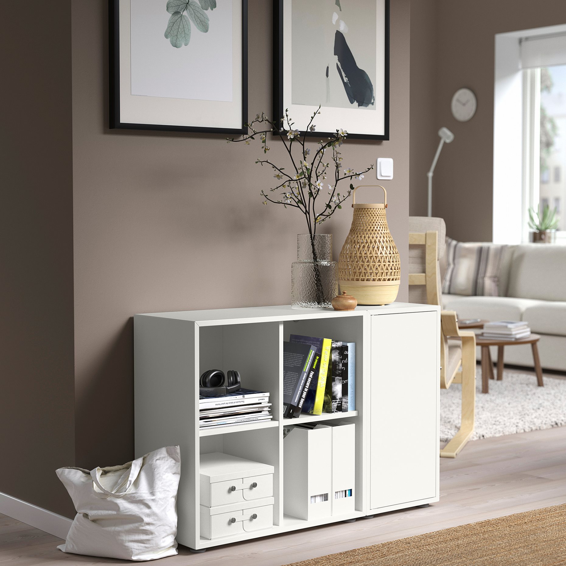 EKET, cabinet combination with feet, 491.892.03
