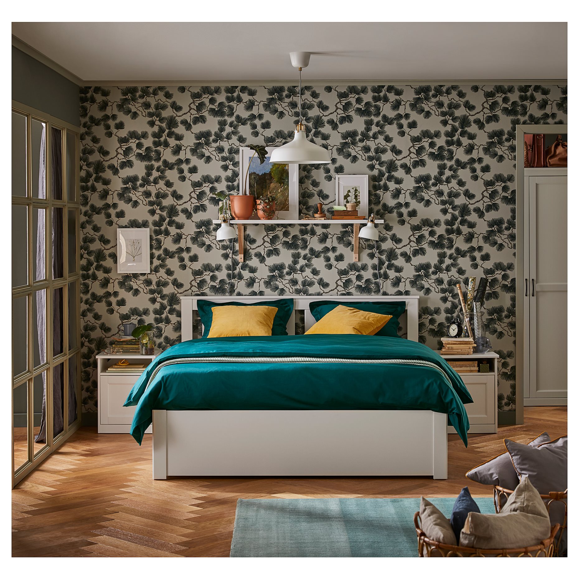 SONGESAND, bed frame, 160X200 cm, 492.412.96