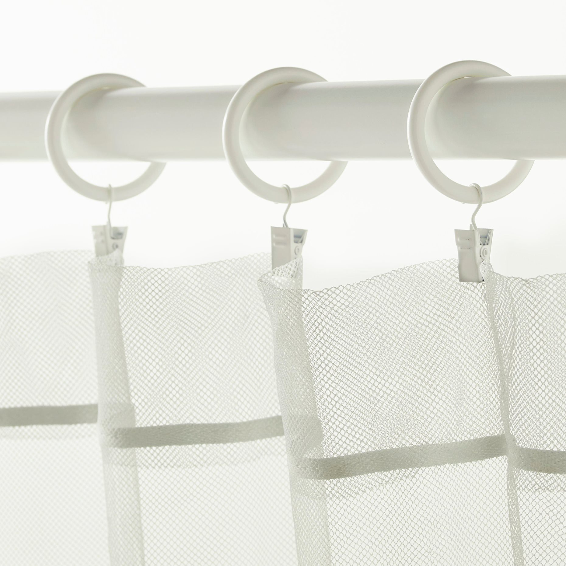 SYRLIG, curtain ring with clip and hook, 502.172.38
