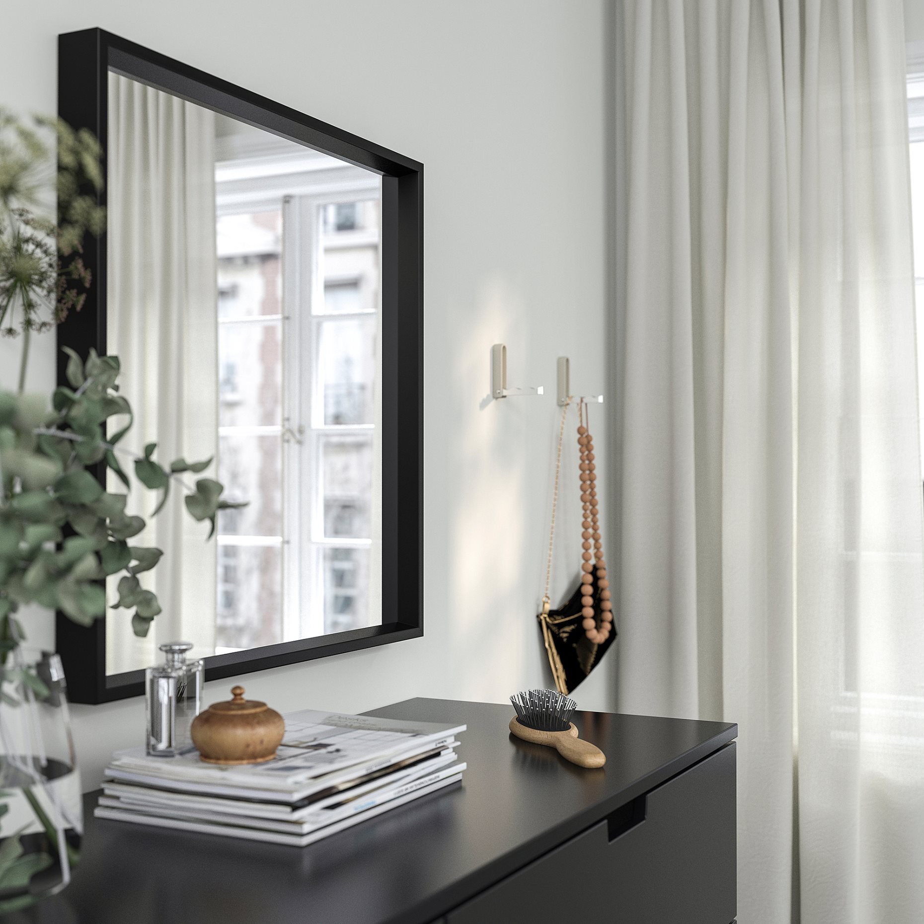 NISSEDAL, mirror, 65x65 cm, 503.203.20