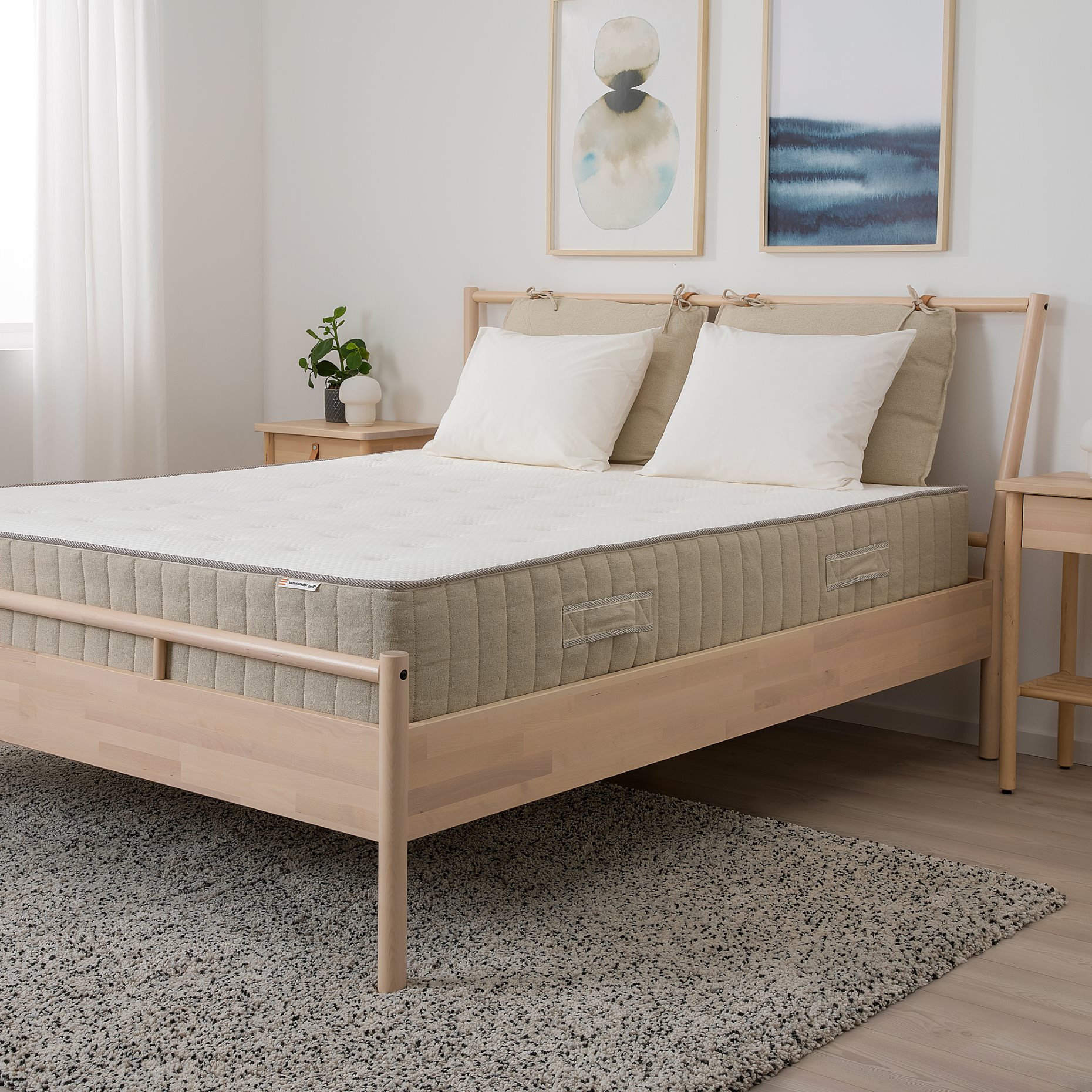 VATNESTRÖM, στρώμα με ελατήρια σε θήκες/σκληρό 140x200 cm, 504.784.76