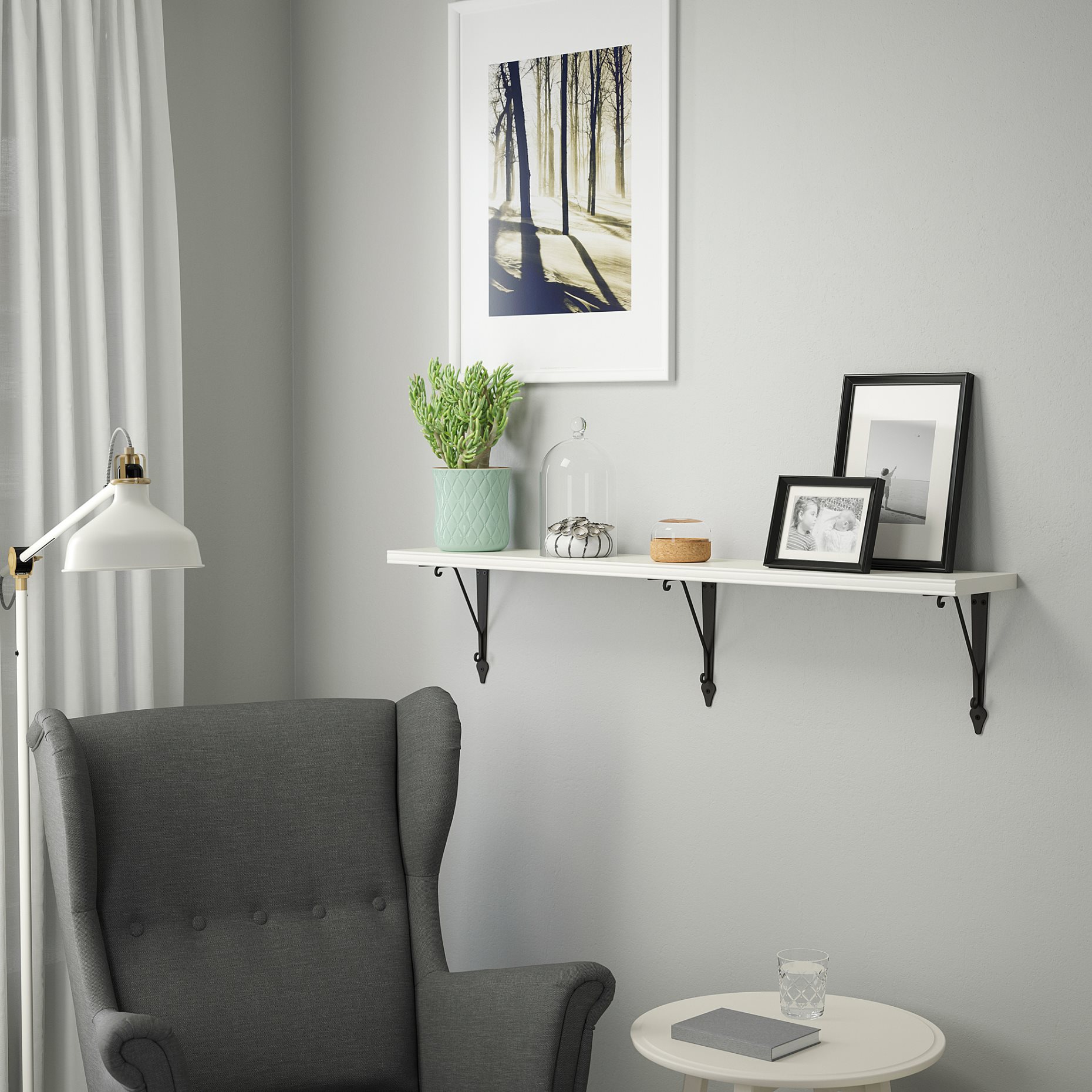 BERGSHULT/KROKSHULT, wall shelf, 593.260.54