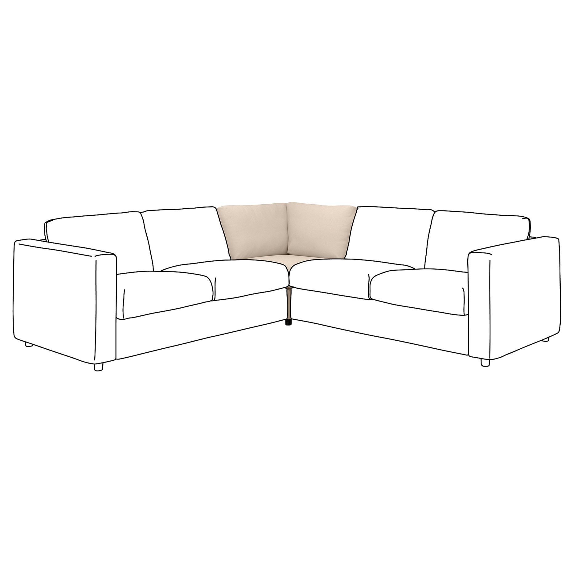 VIMLE, corner section, 593.925.48