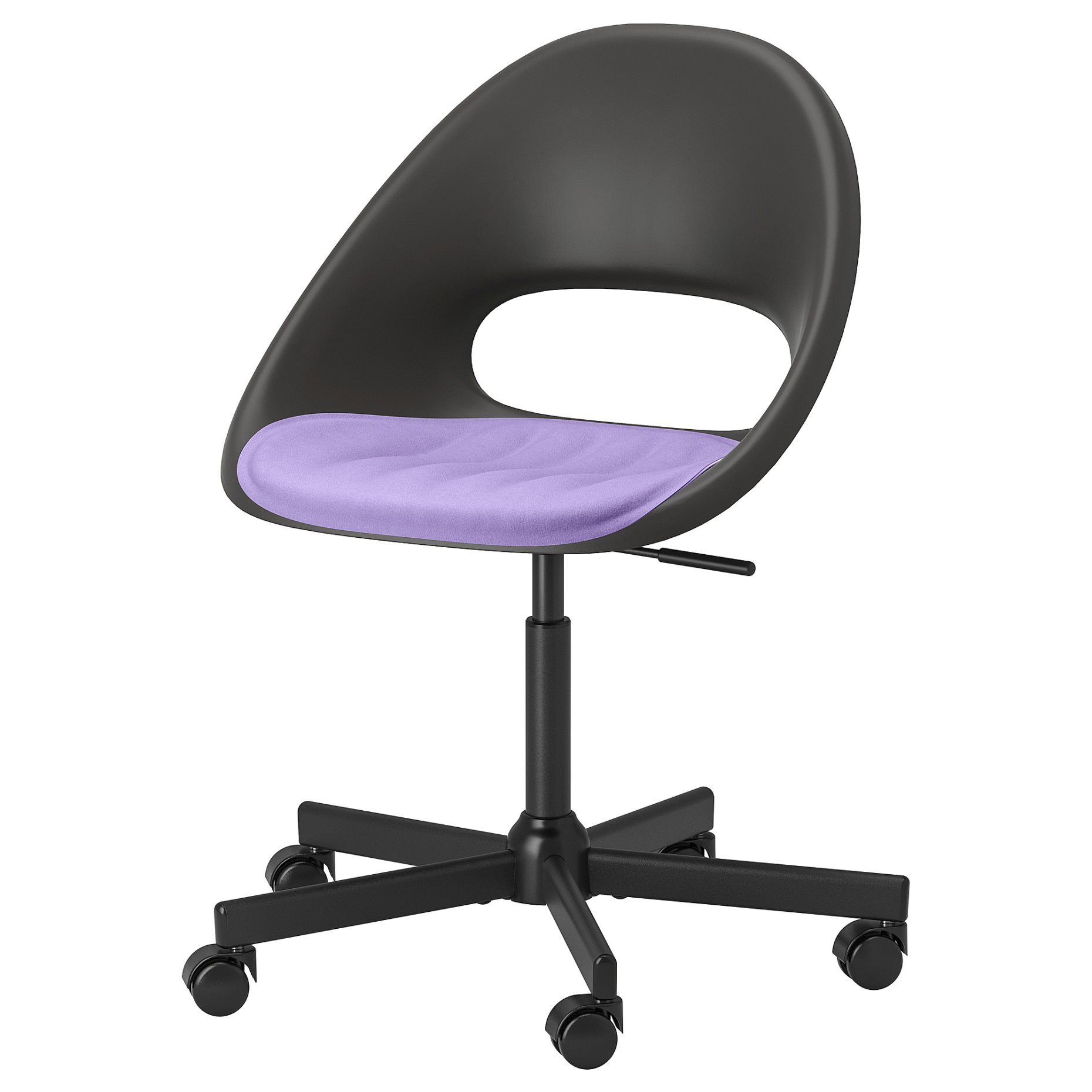 ELDBERGET/MALSKAR, swivel chair with pad, 595.534.47