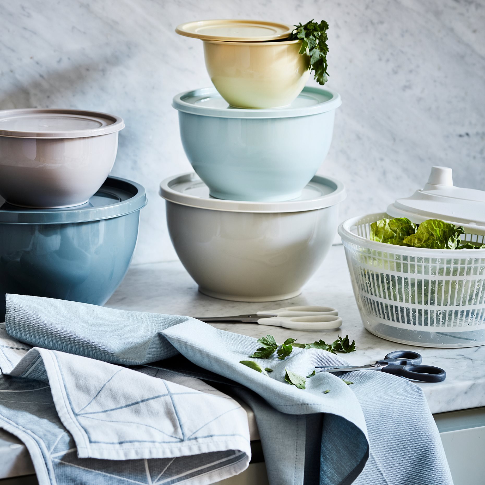 GARNITYREN, μπολ με καπάκι, σετ 5 τεμ., 604.801.29