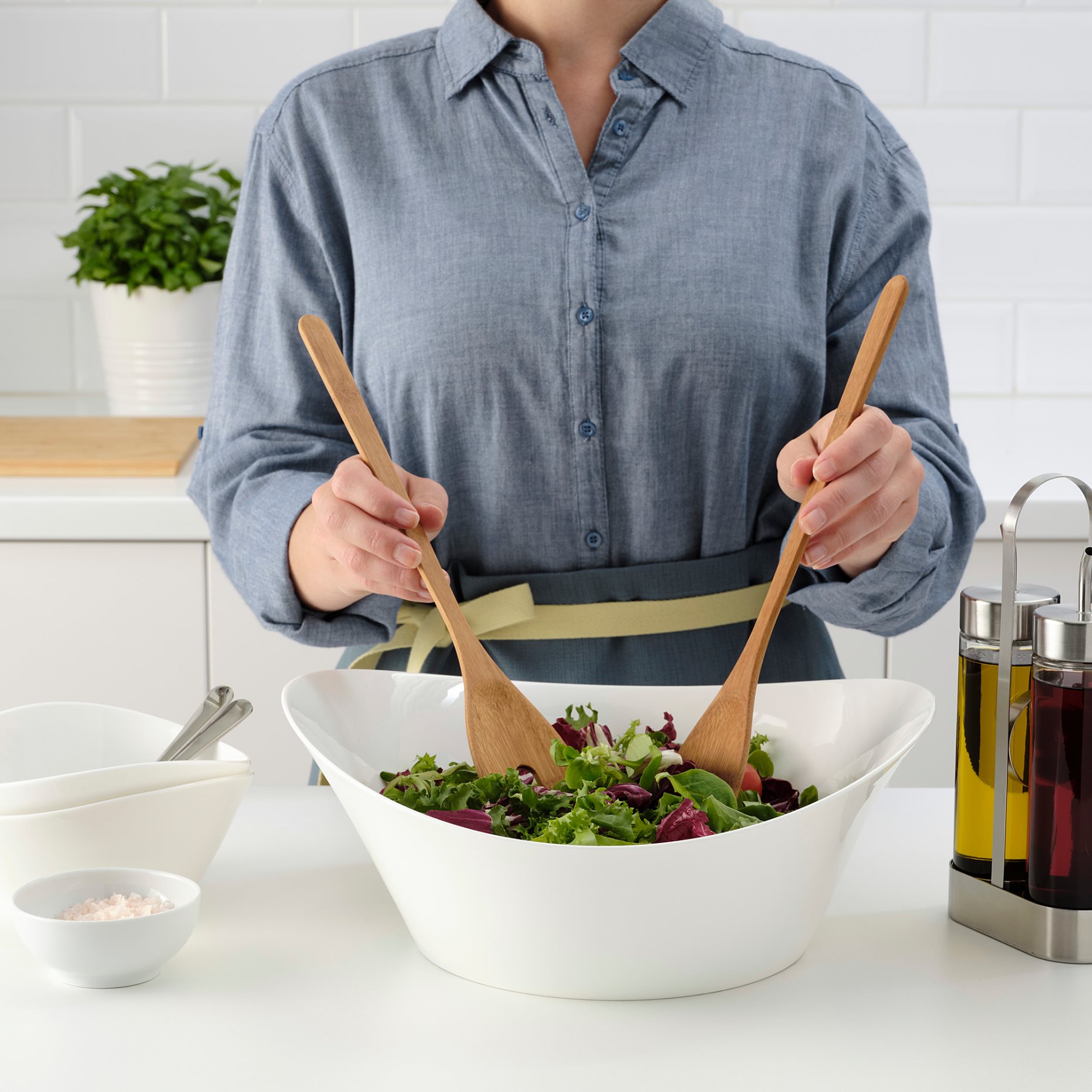 GRÖNSAKER, 2-piece salad servers set, 604.812.42