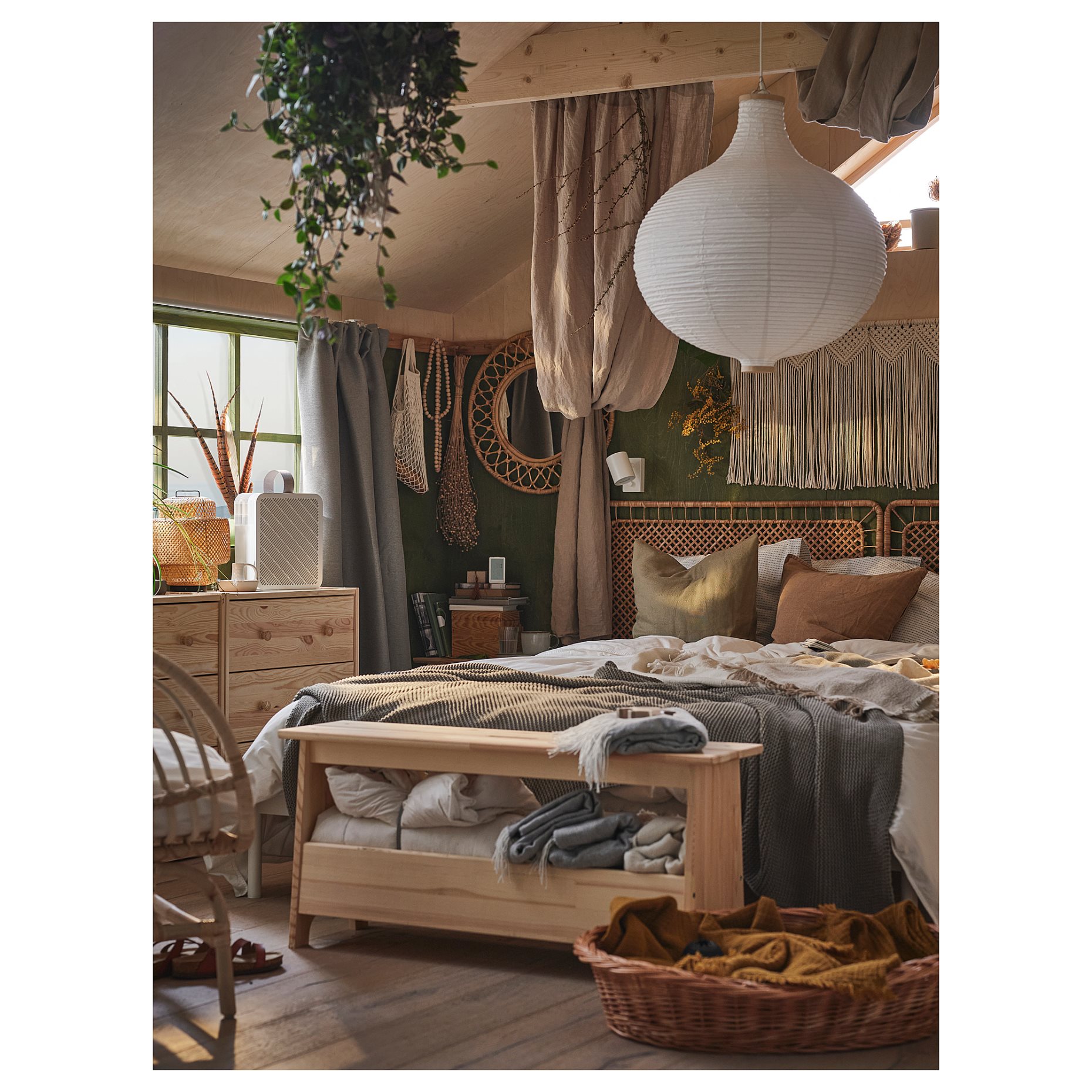 PERJOHAN, bench with storage, 100 cm, 604.853.39