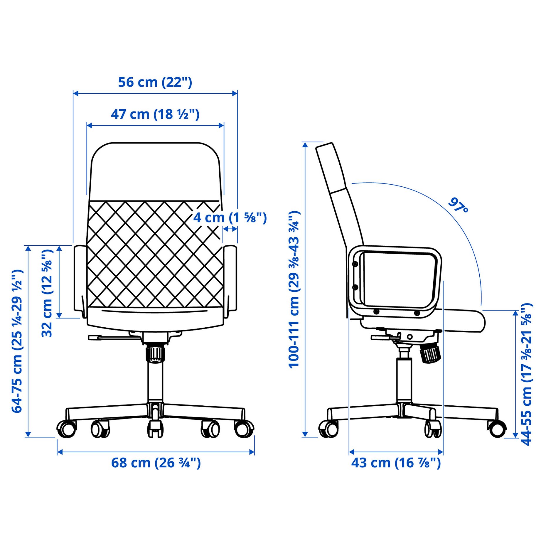 RENBERGET, swivel chair, 604.935.46