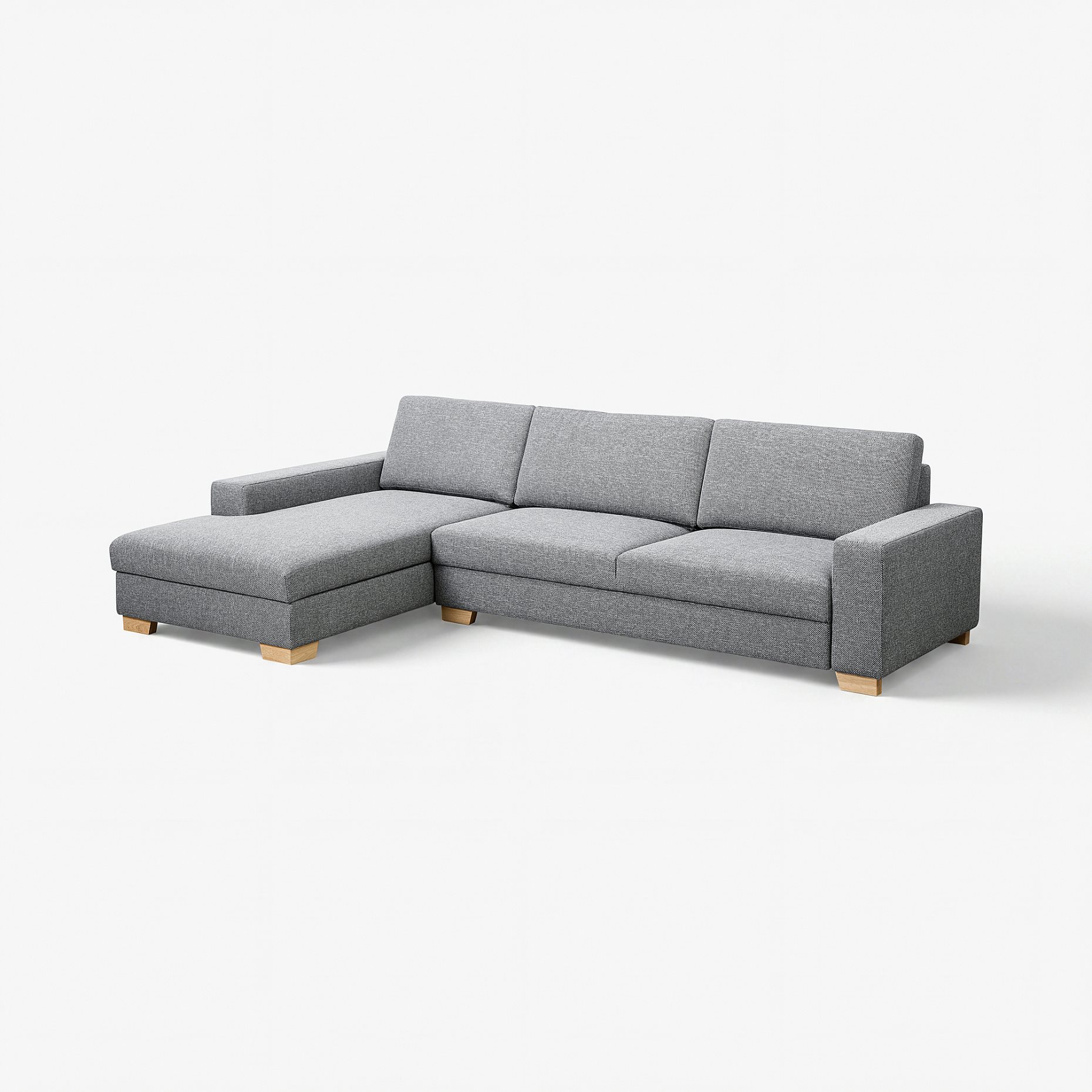 SÖRVALLEN, 4-seat sofa with chaise longue/left, 693.147.91