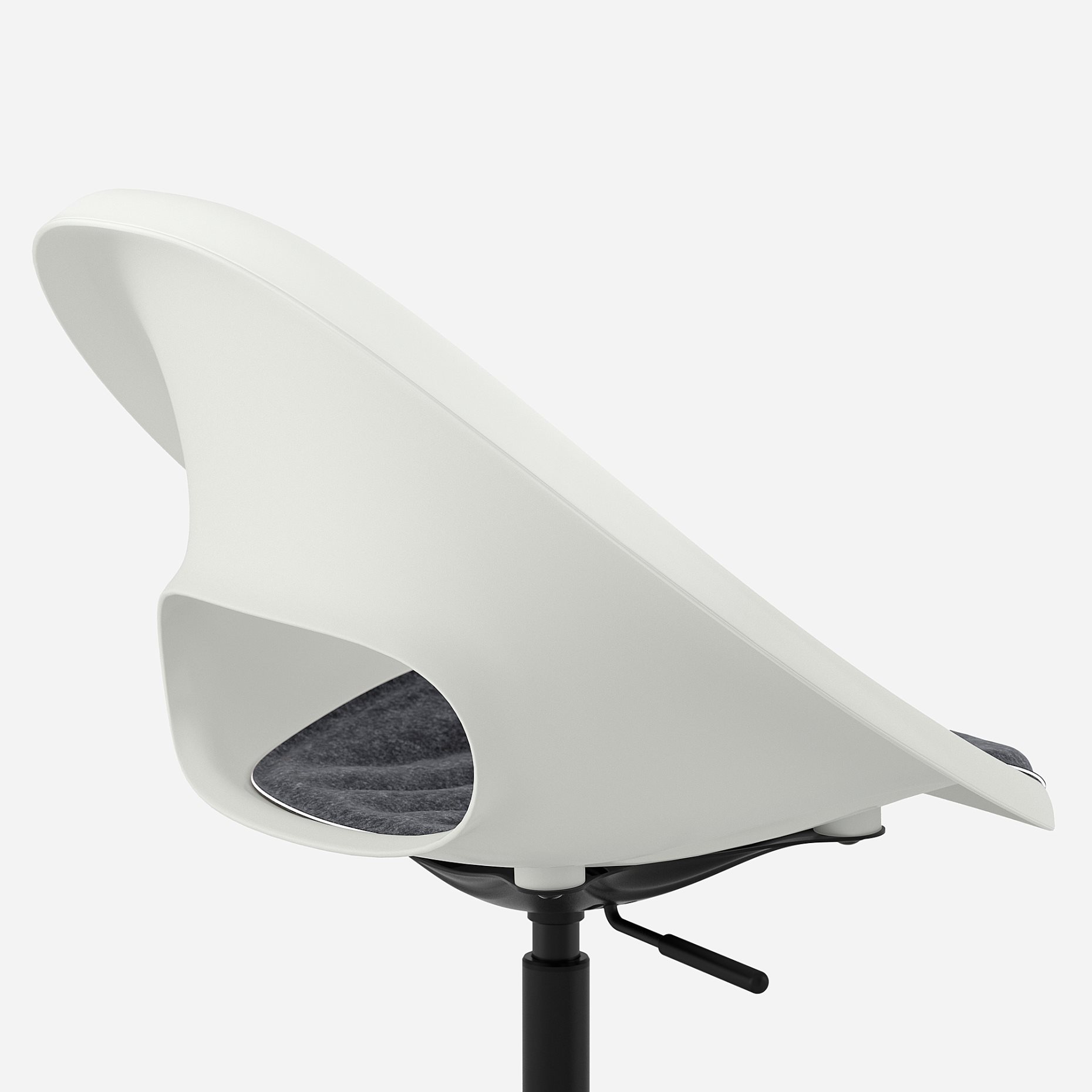 LOBERGET/MALSKAR, swivel chair with pad, 693.319.36