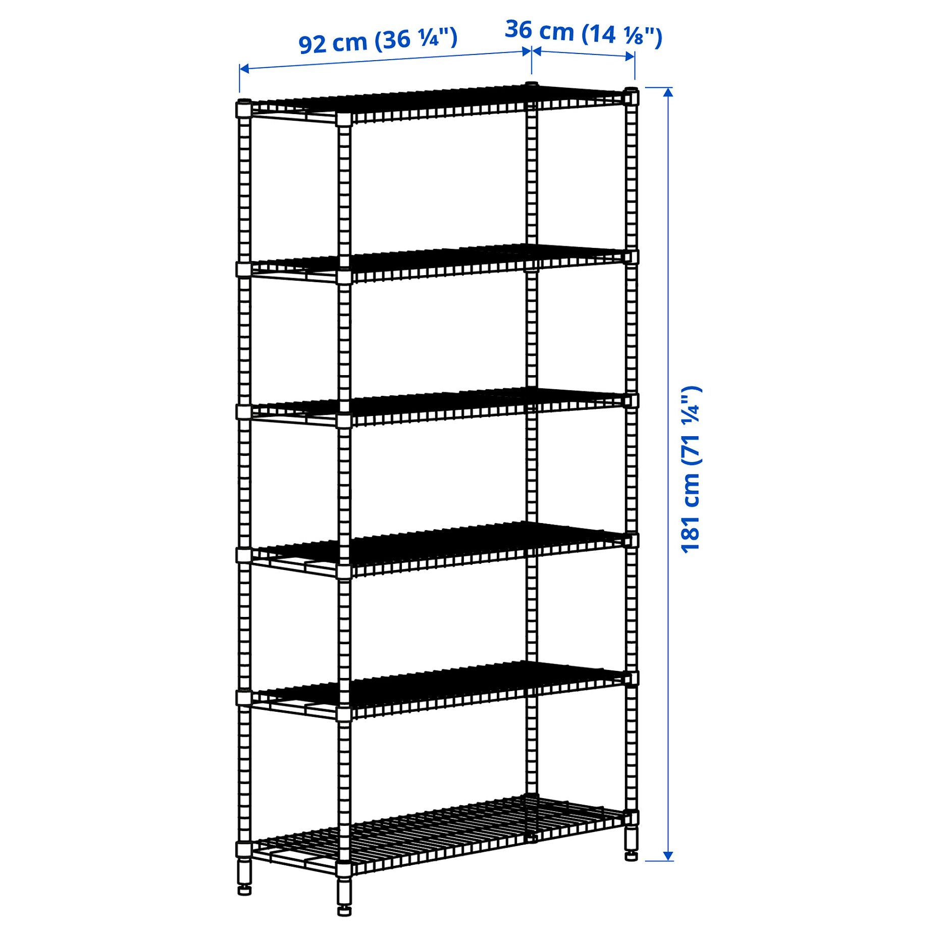 OMAR, 1 shelf section, 698.290.83