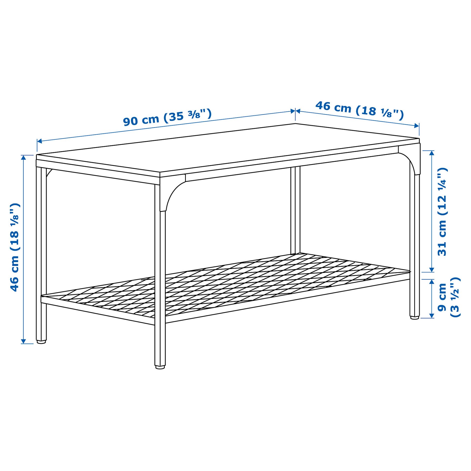 FJÄLLBO, coffee table, 703.354.86