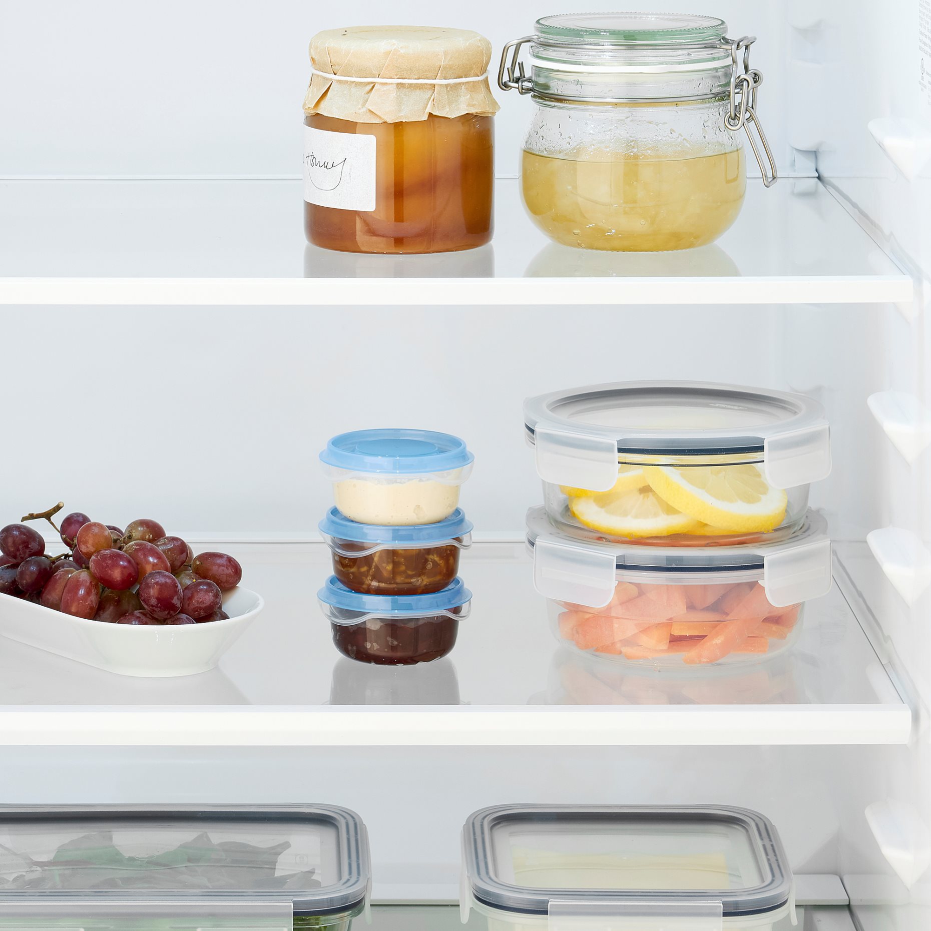 IKEA 365+, food container round/plastic, 450 ml, 703.591.42