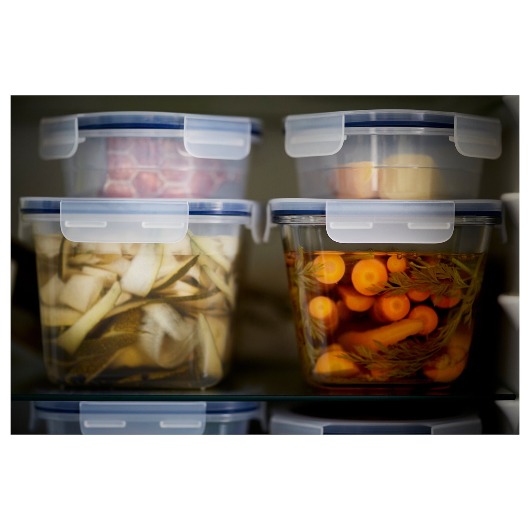 IKEA 365+, food container round/plastic, 450 ml, 703.591.42