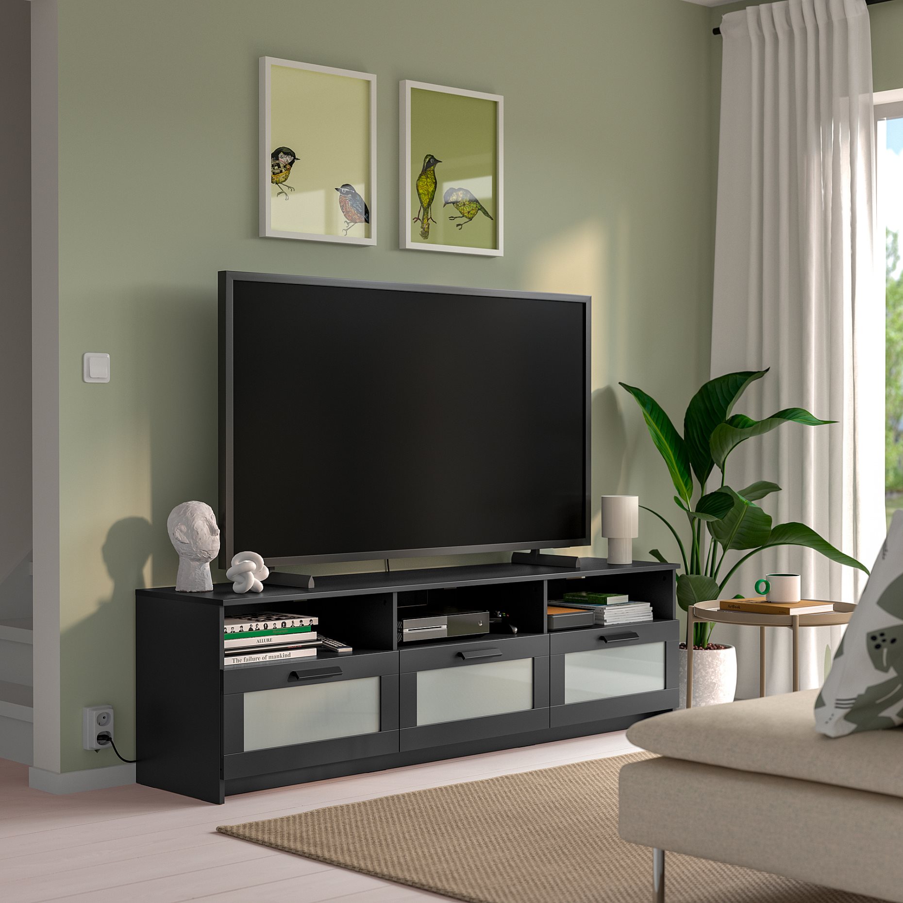 BRIMNES, TV bench, 704.098.73