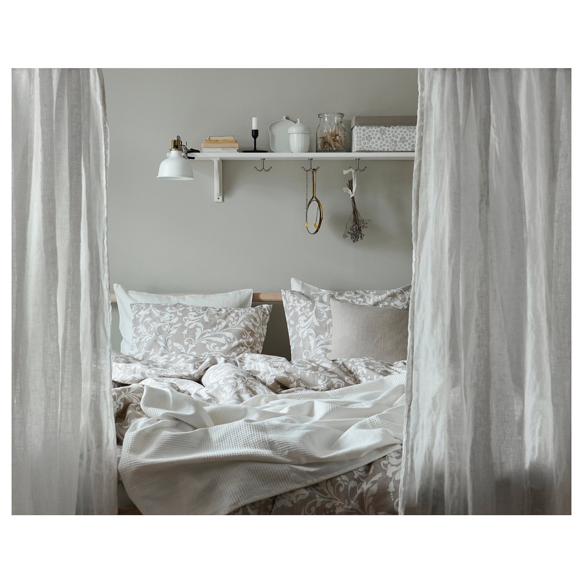 VÅRBRÄCKA, quilt cover and 2 pillowcases, 240x220/50x60 cm, 704.126.01