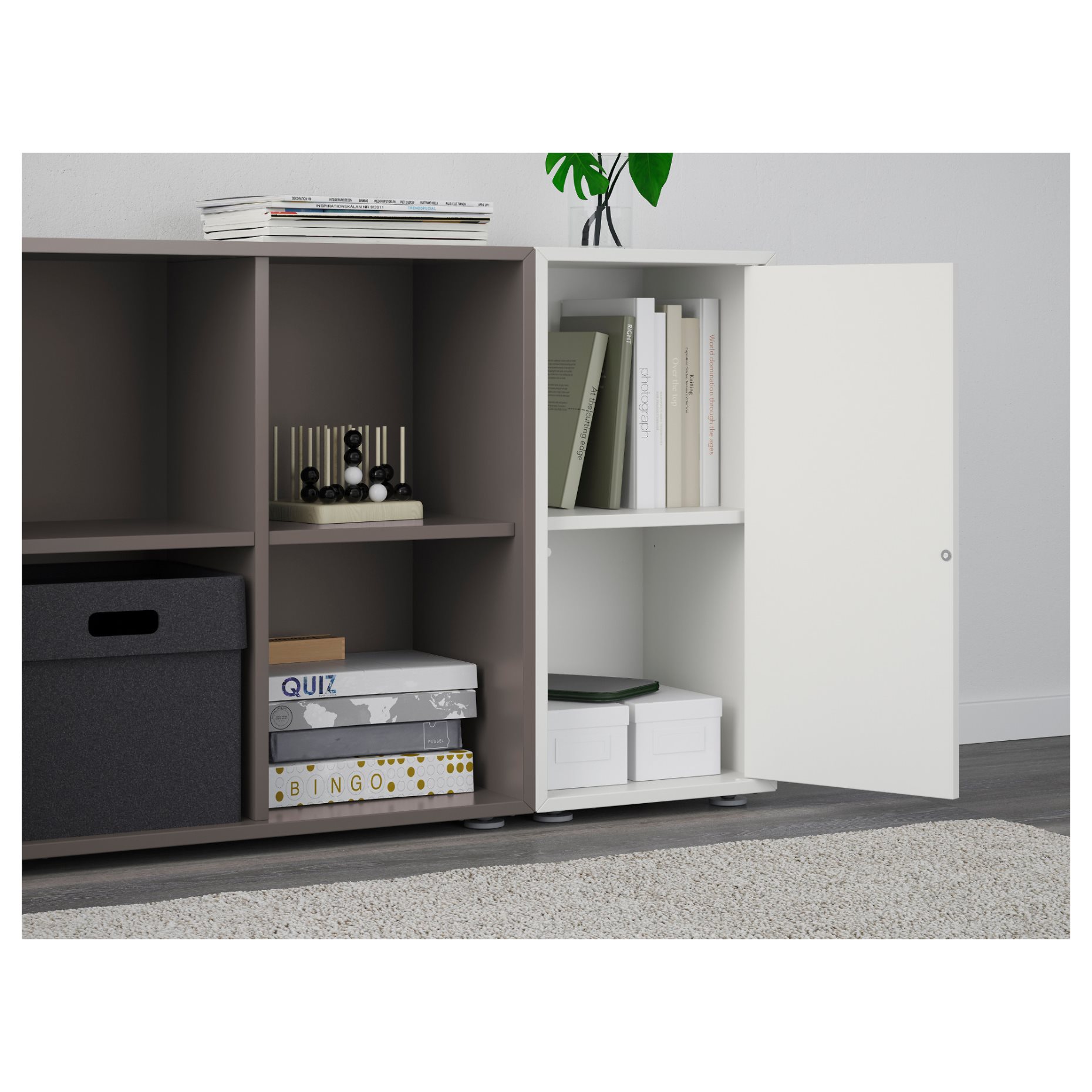 EKET, cabinet combination with feet, 791.908.70