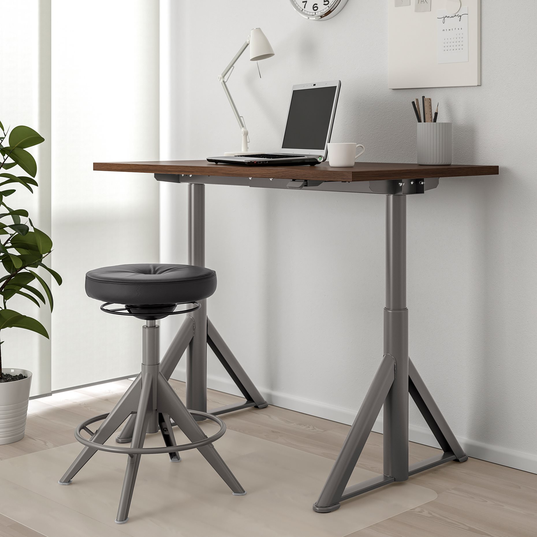 IDÅSEN, desk sit/stand, 792.809.55