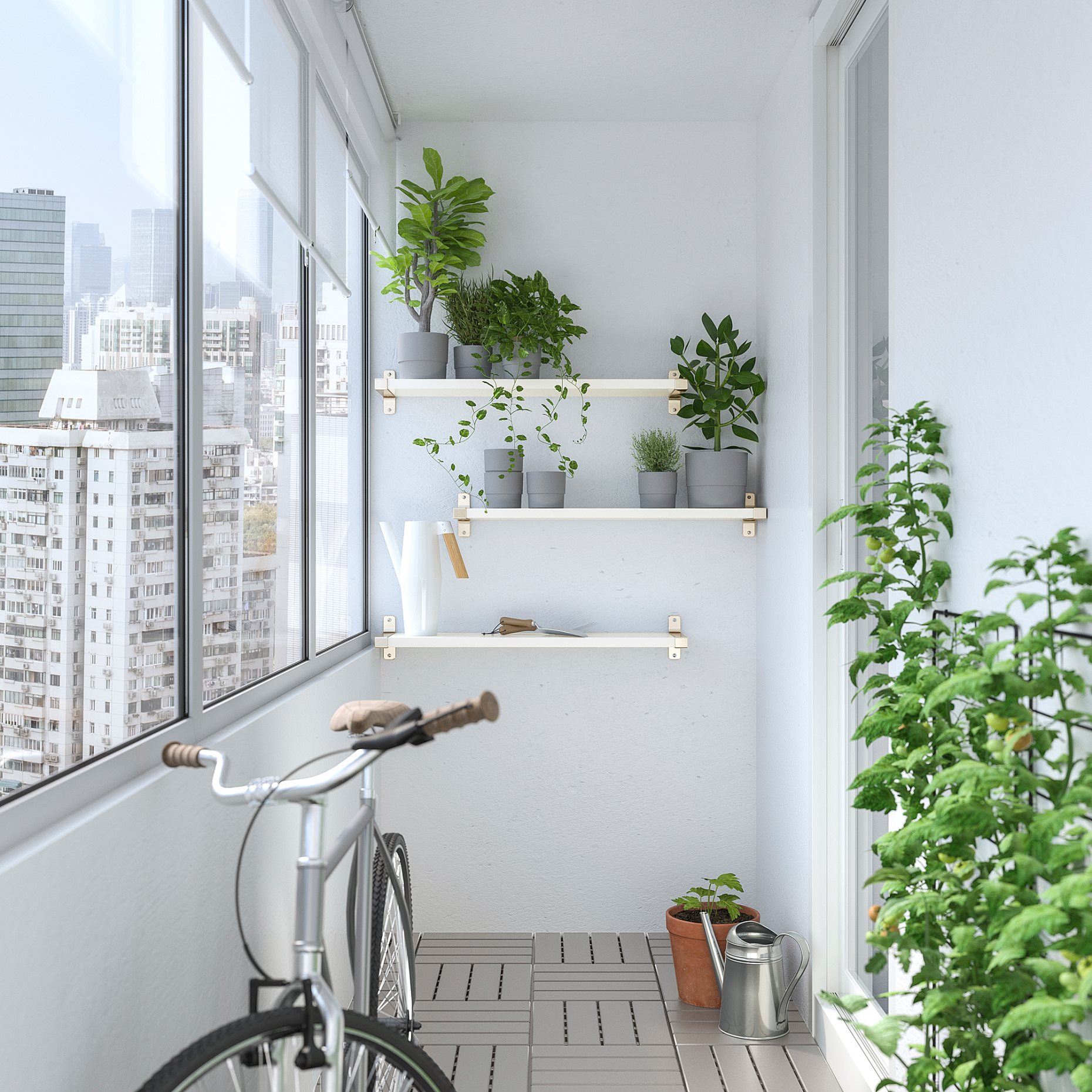 BERGSHULT/GRANHULT, wall shelf combination, 80x20 cm, 792.910.82