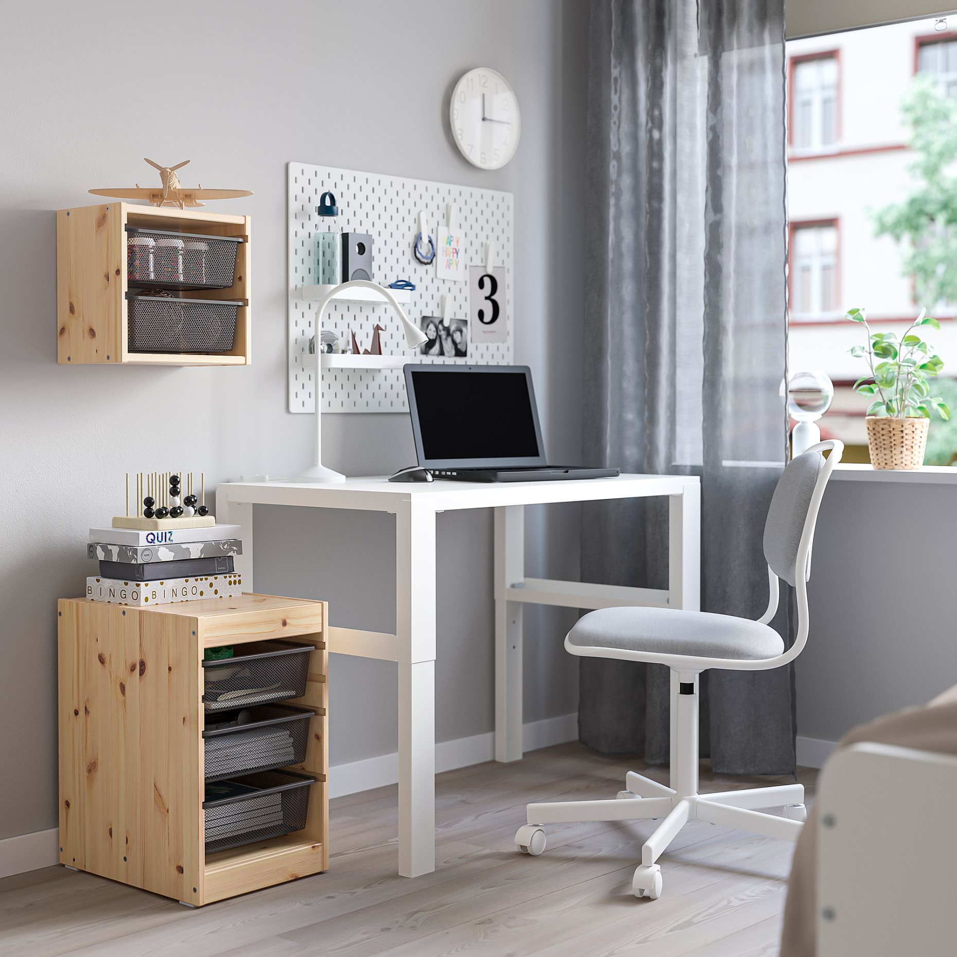 TROFAST, storage combination with boxes, 32x44x52 cm, 795.256.27