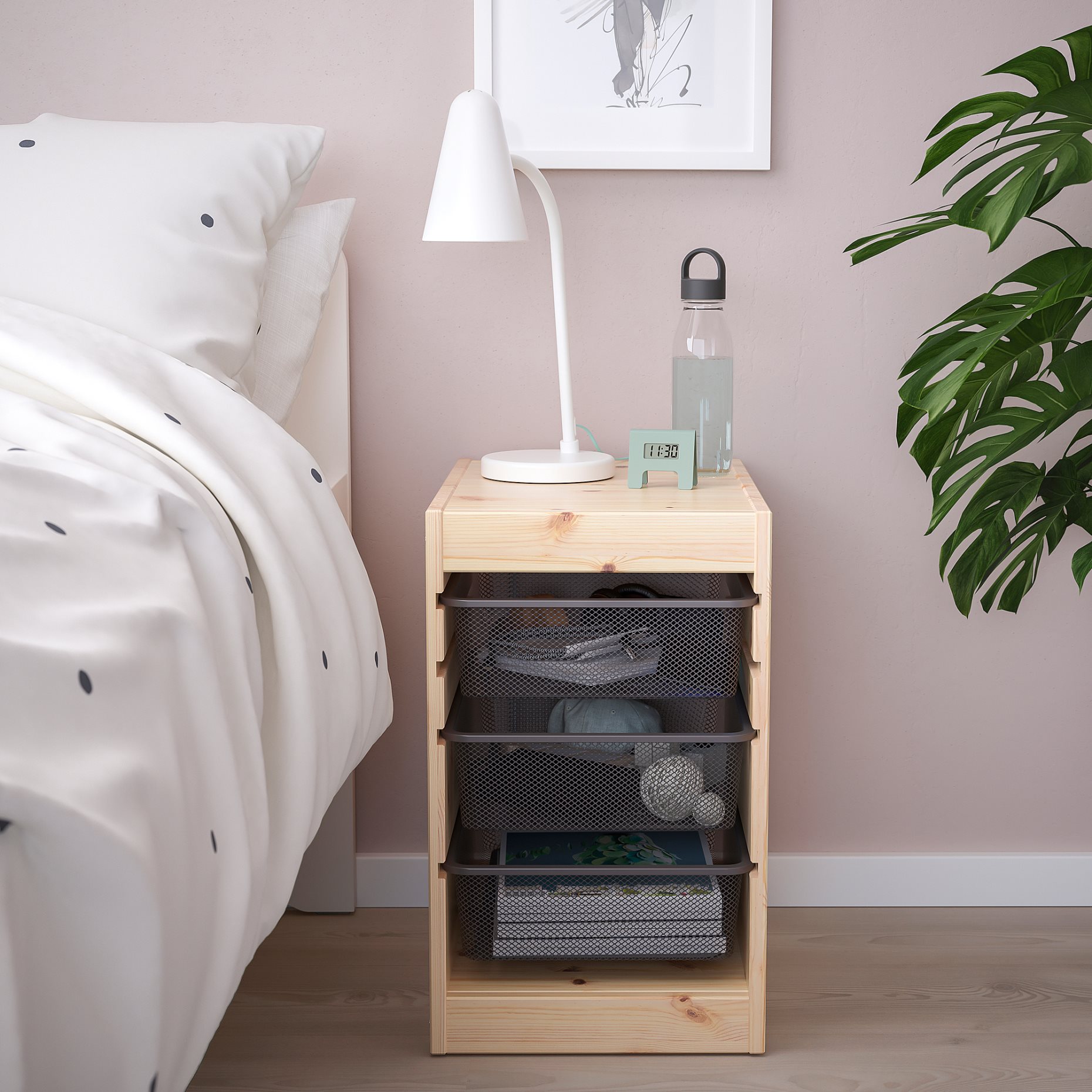 TROFAST, storage combination with boxes, 32x44x52 cm, 795.256.27