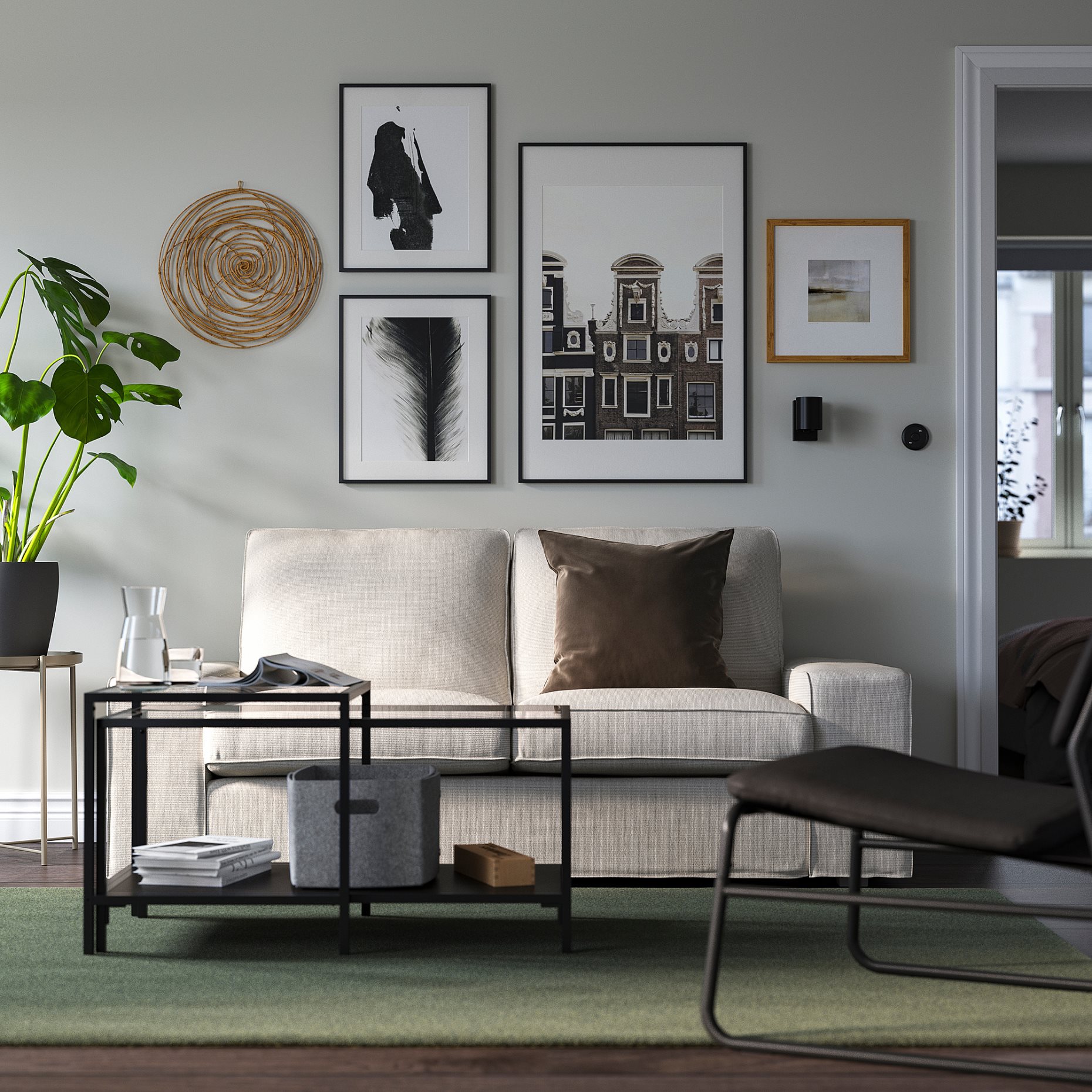 VITTSJÖ, Τραπέζια ζιγκόν, σετ 2 τεμ., 802.153.32