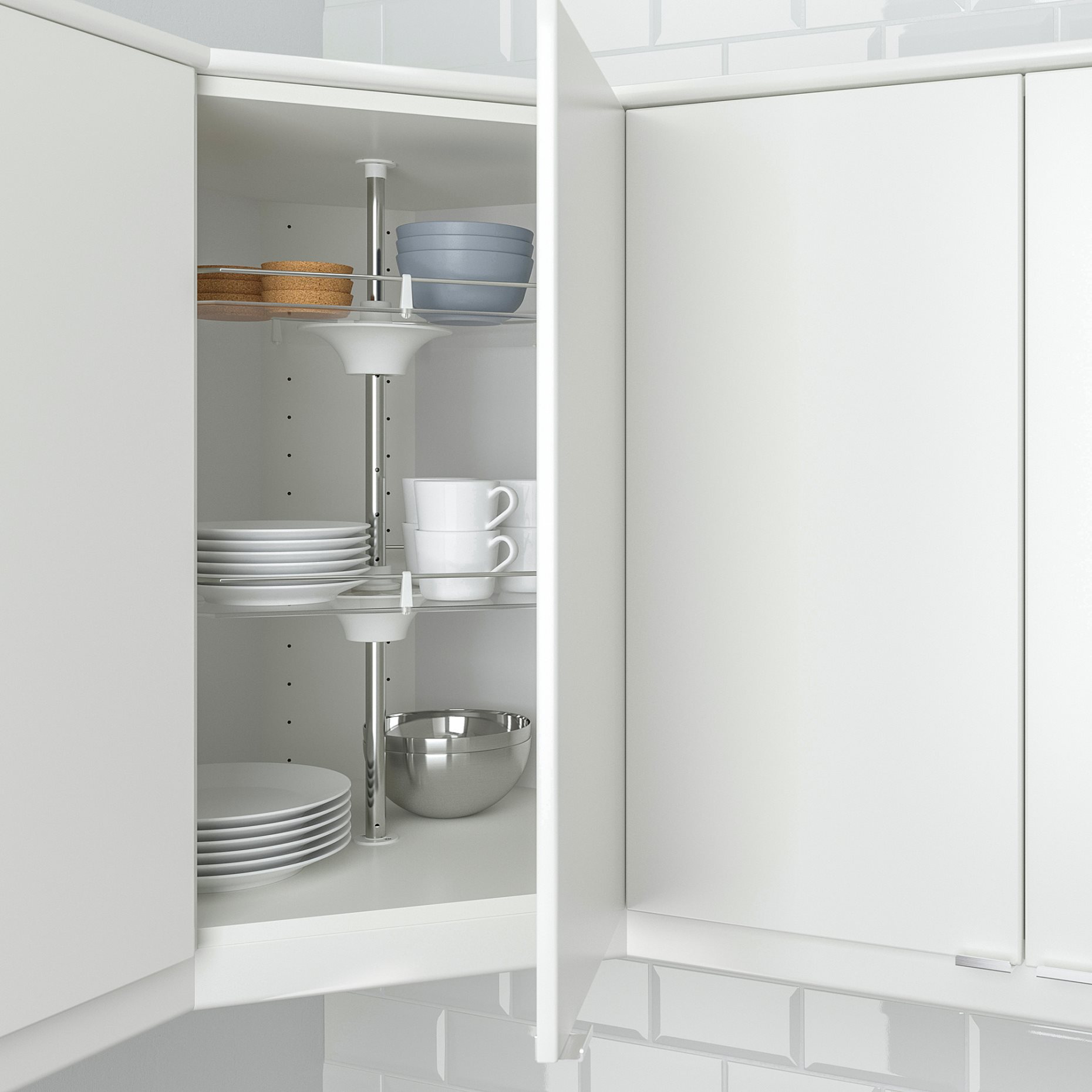 UTRUSTA, wall corner cabinet carousel, 802.656.47