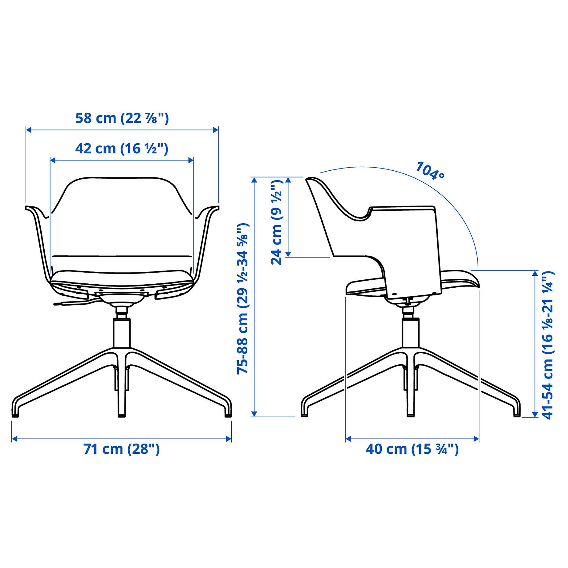 FJÄLLBERGET, conference chair, 803.964.22