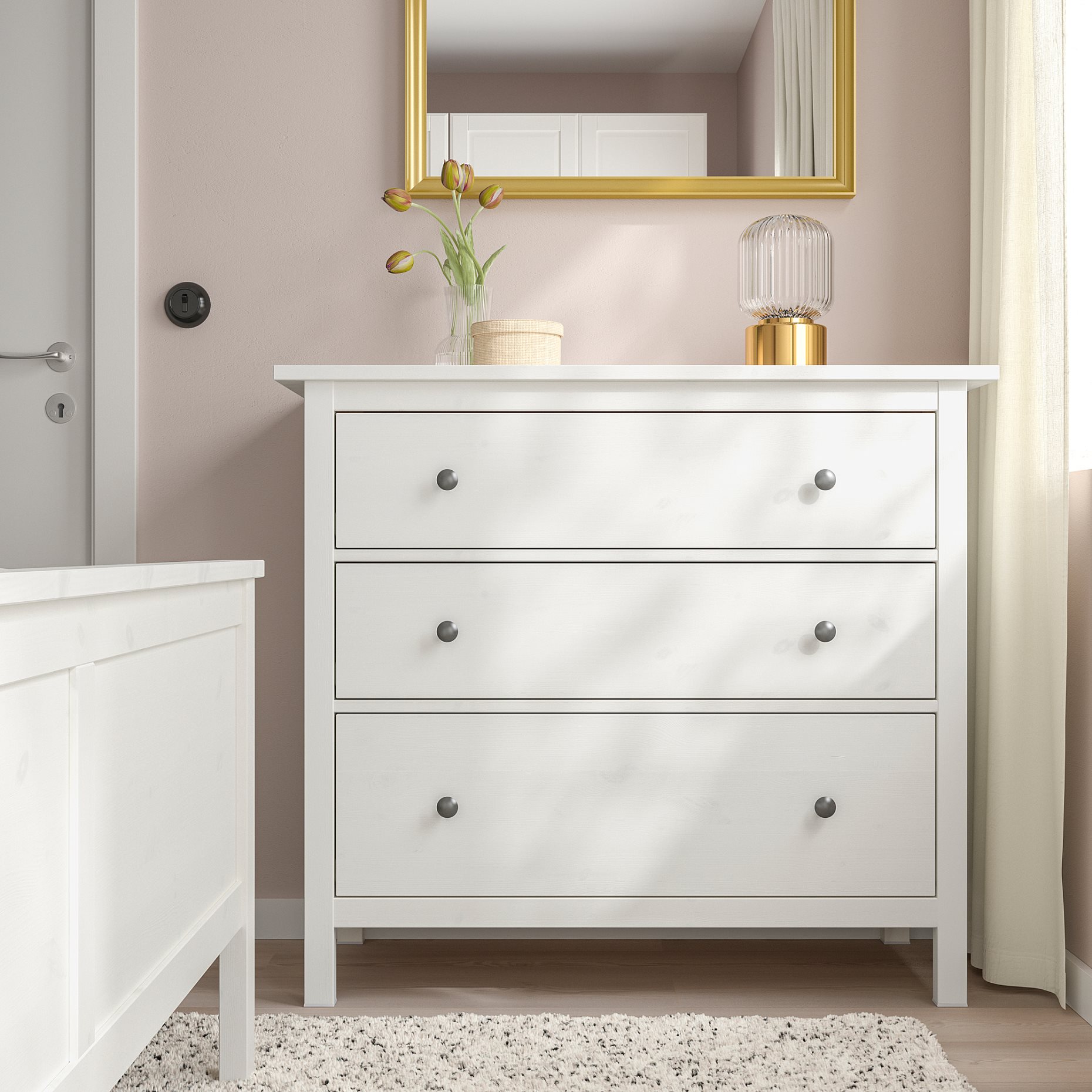 HEMNES, chest of 3 drawers, 804.247.45