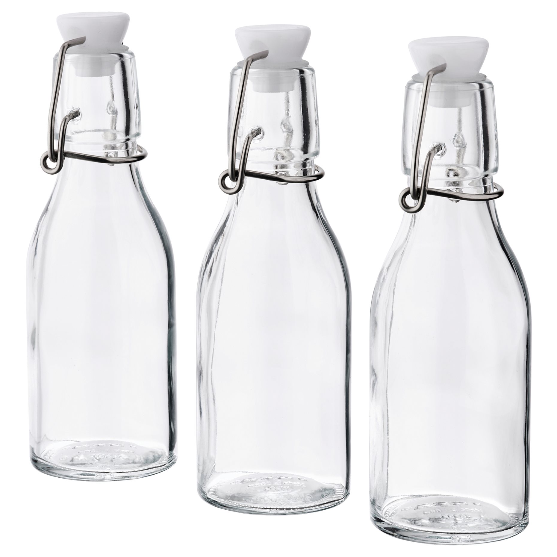 KORKEN, bottle with stopper 15 cl, 3 pack, 804.763.34