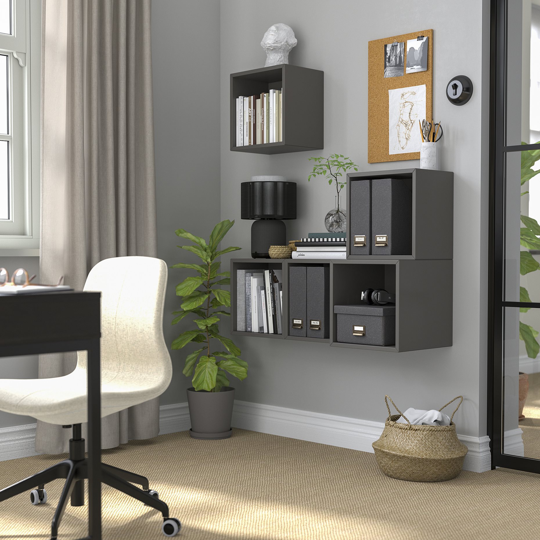 EKET, wall-mounted cabinet combination, 891.890.98