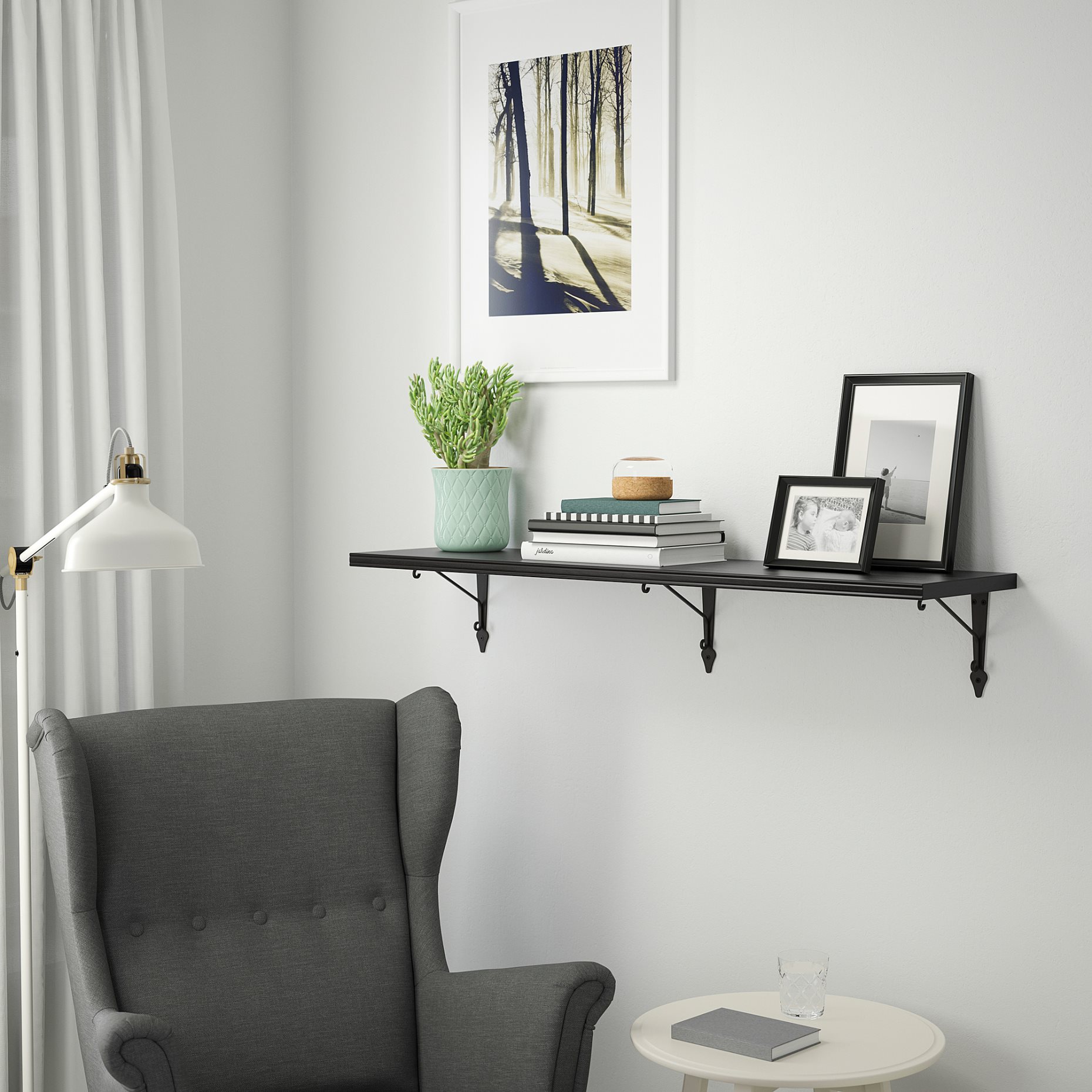 BERGSHULT/KROKSHULT, wall shelf, 893.260.57