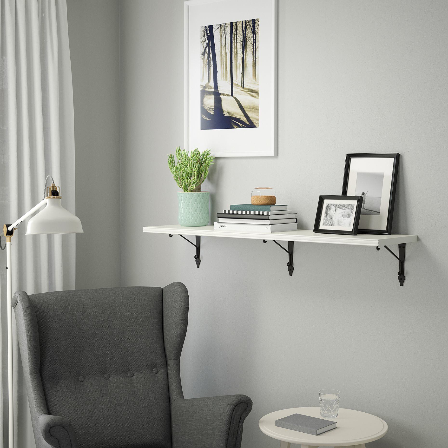BERGSHULT/KROKSHULT, wall shelf, 893.260.62