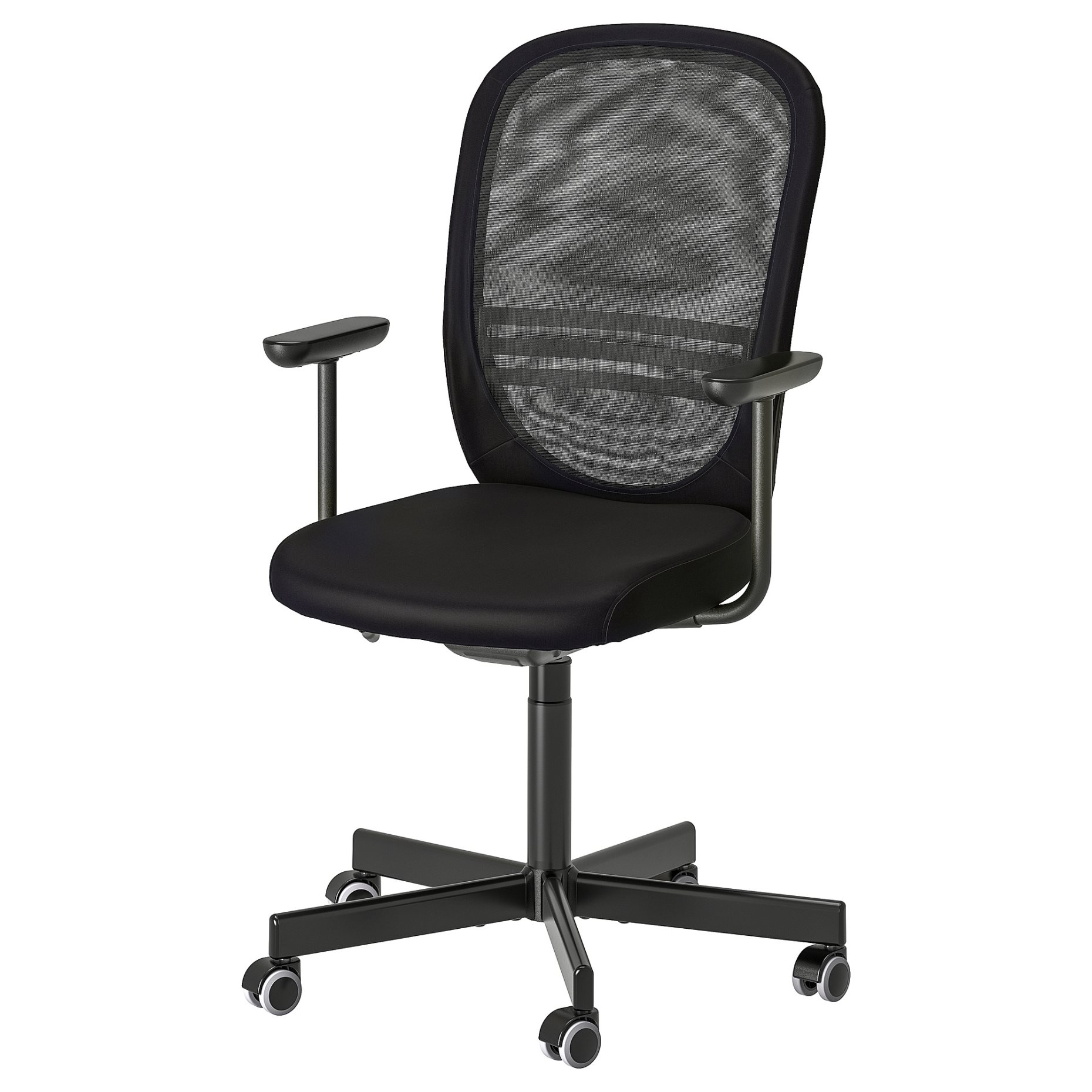 FLINTAN, office chair with armrests, 894.244.68