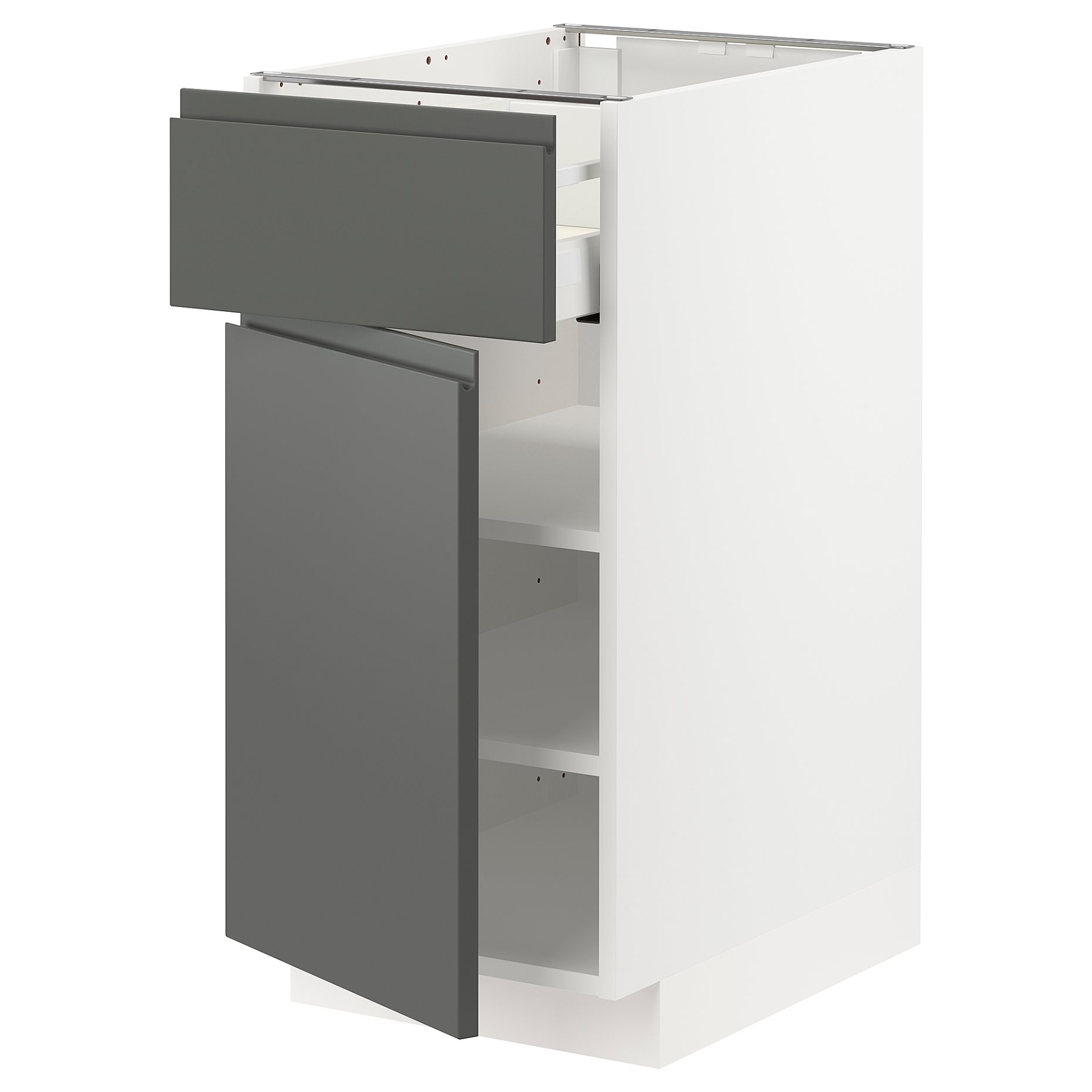 METOD, base cabinet with drawer/door, 40x60 cm, 894.619.03