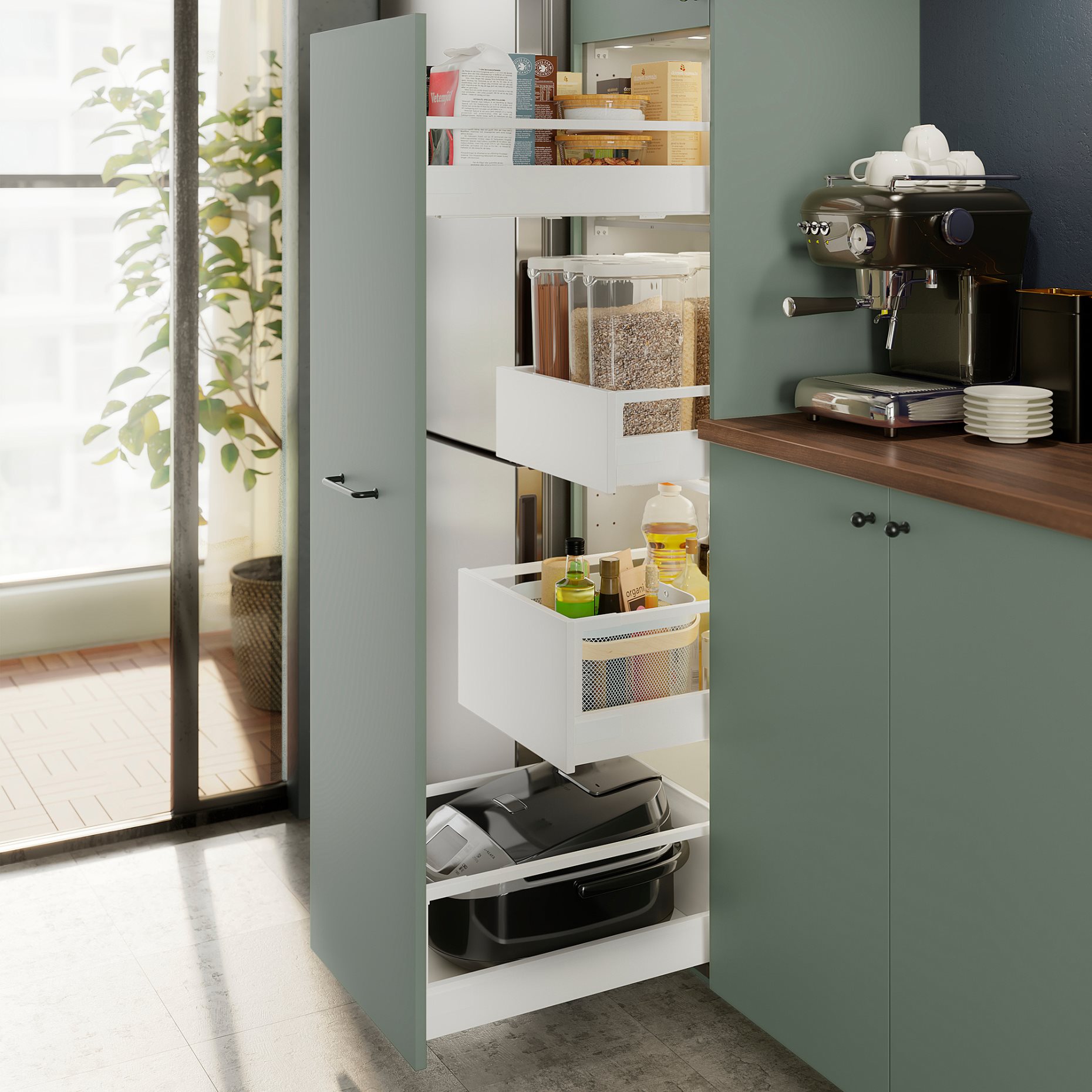 IKEA 365+, δοχείο αποθήκευσης ξηρών τροφίμων με καπάκι, 2.3 l, 900.667.08