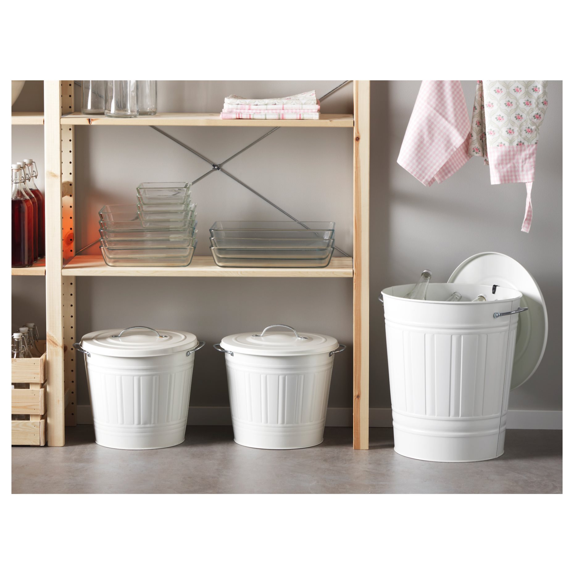 KNODD, bin with lid, 900.990.49