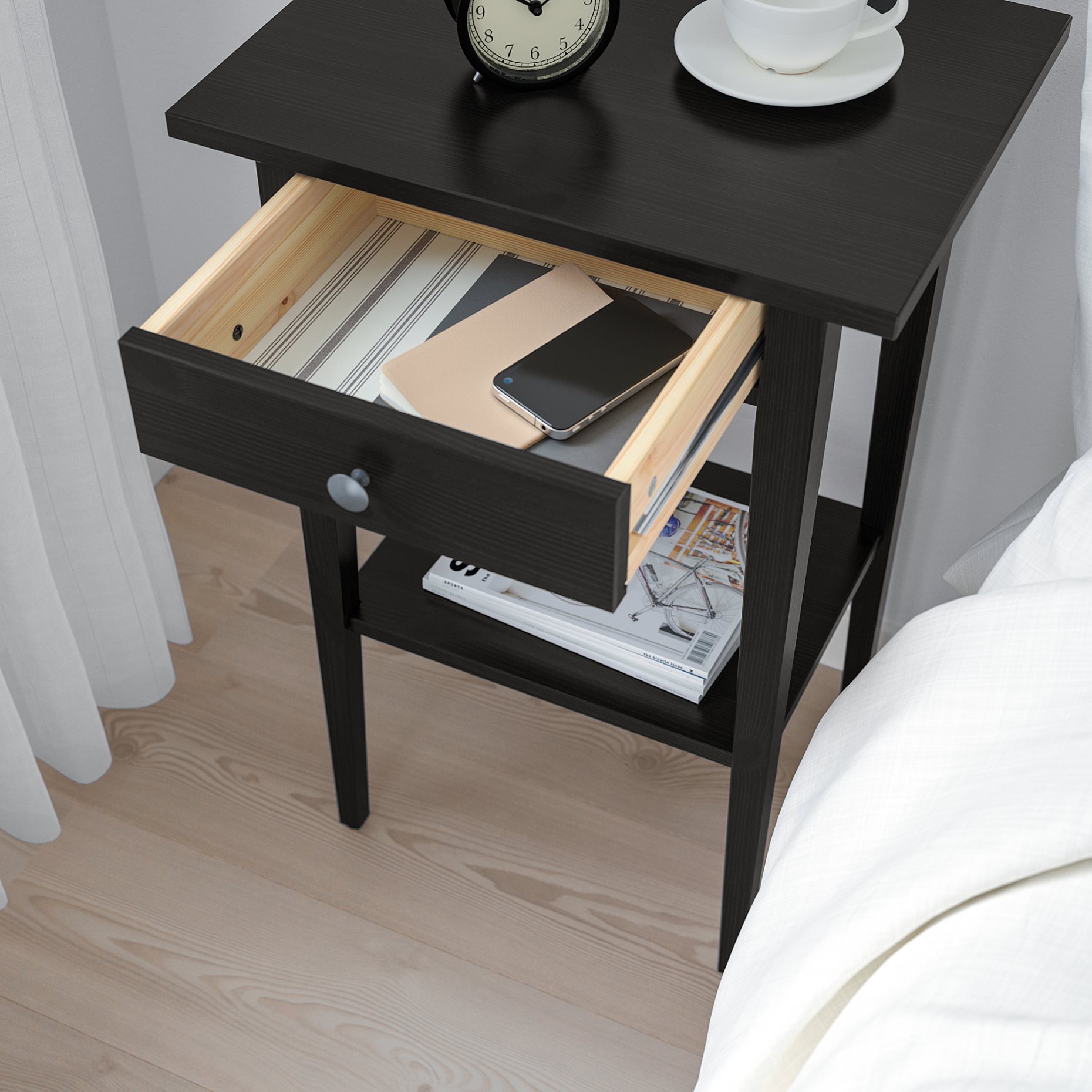 HEMNES, bedside table, 901.212.34