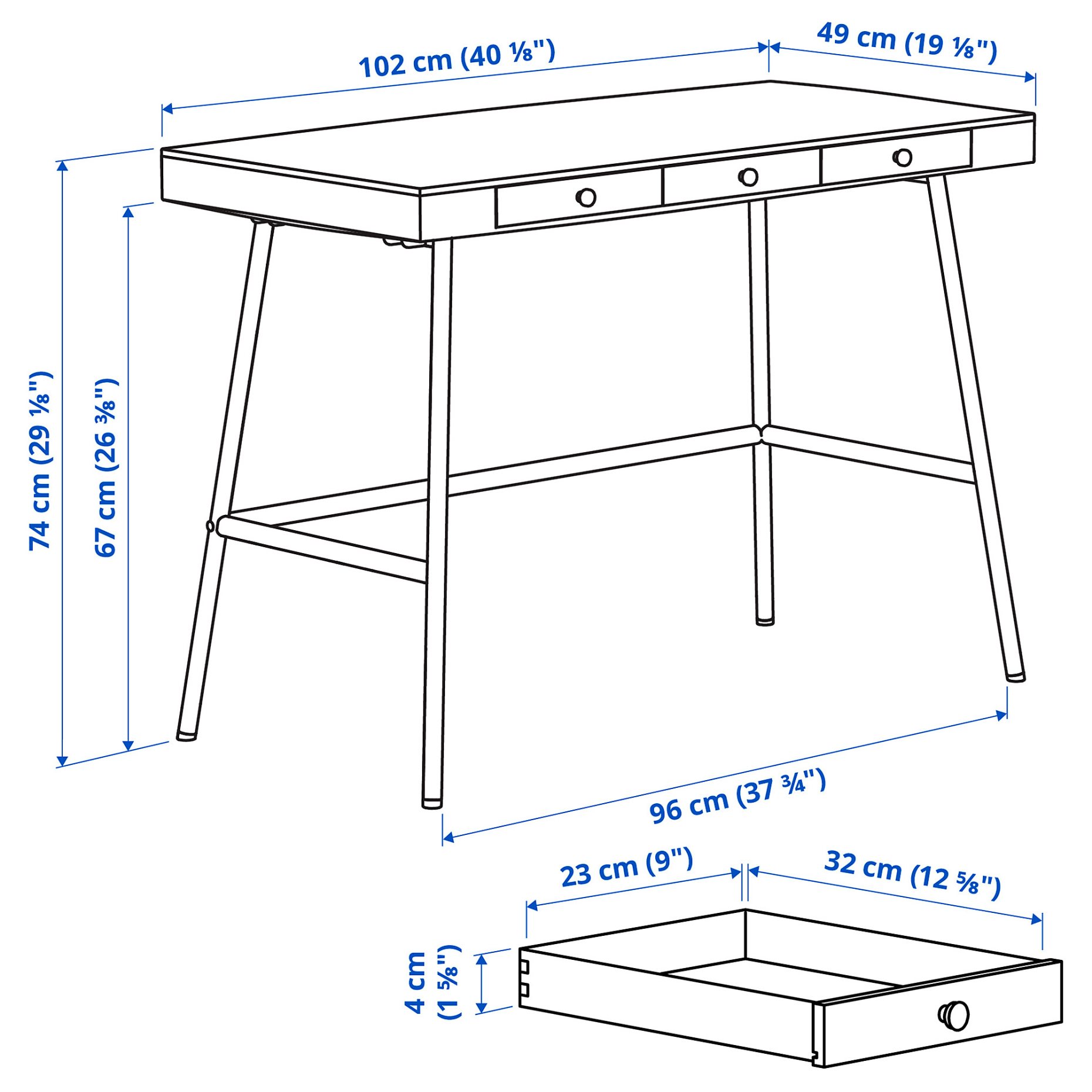 LILLÅSEN, desk, 902.782.77