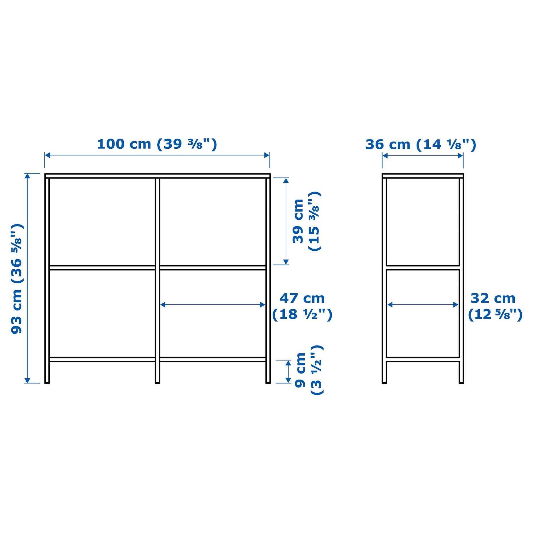 VITTSJÖ, shelving unit, 903.058.03