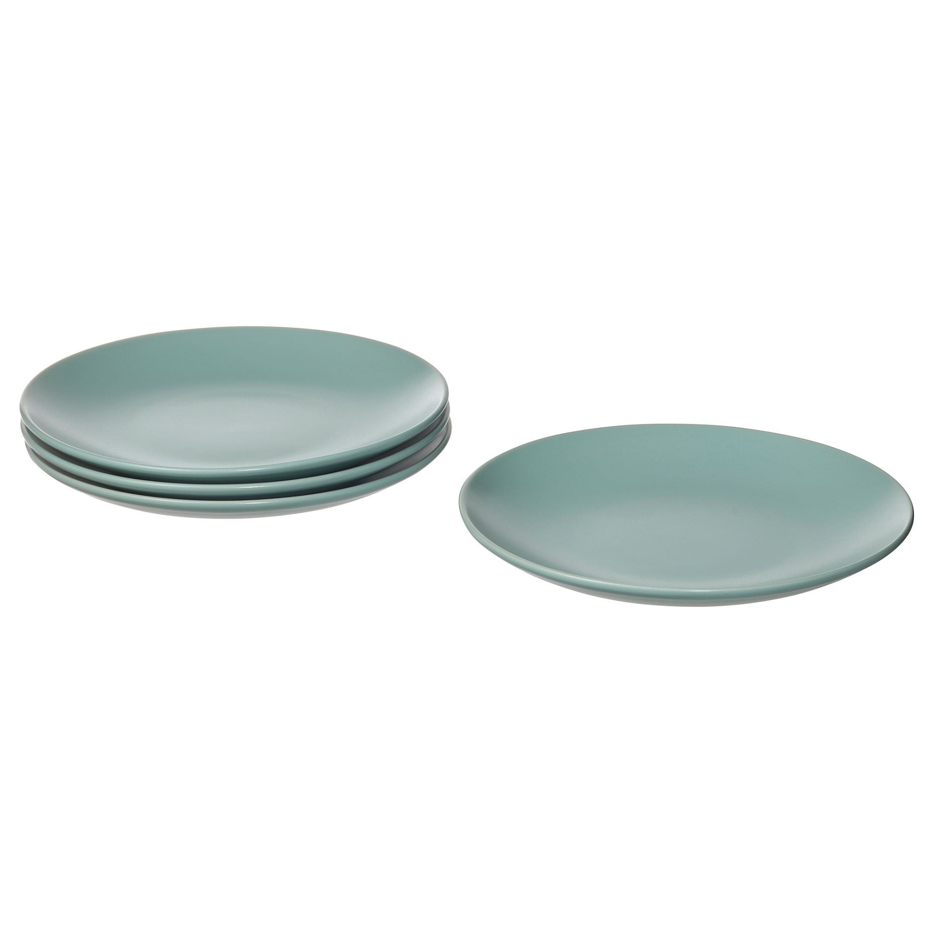 FÄRGKLAR, side plate/matt, 4 pack, 20 cm, 904.771.68