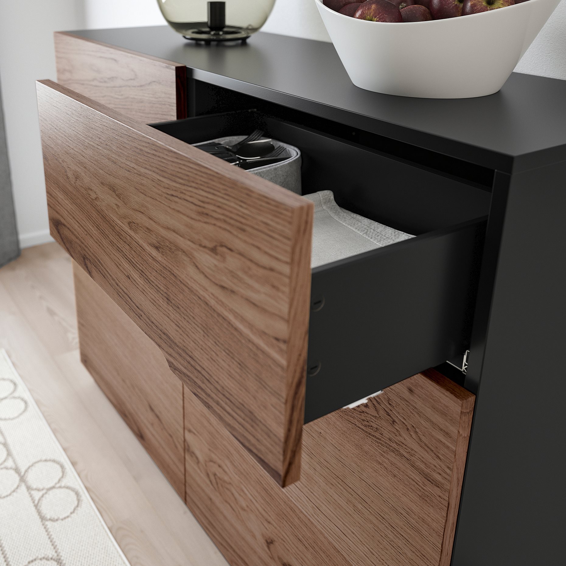 KLACKENÄS, sideboard, 120x97 cm, 905.067.50