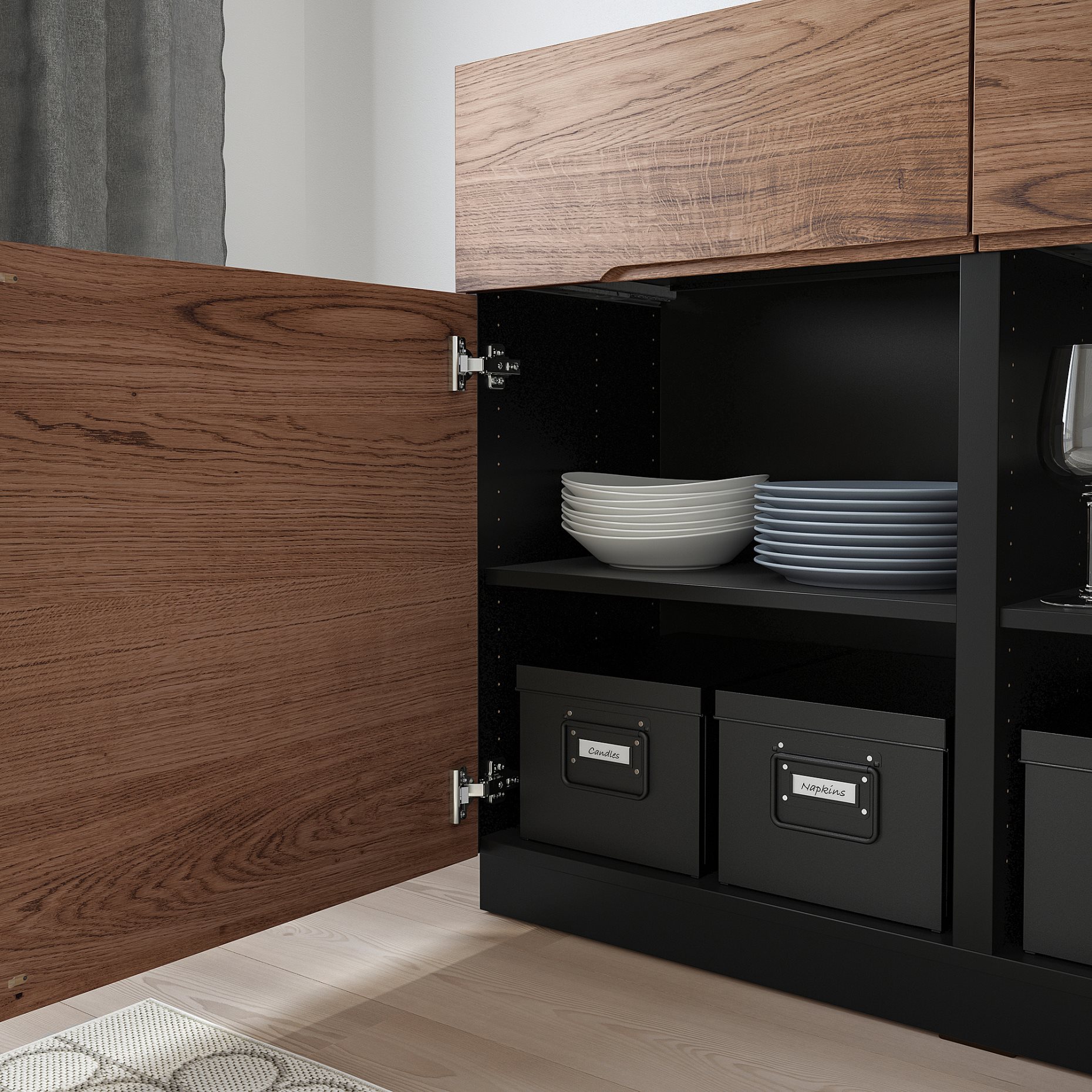 KLACKENÄS, sideboard, 120x97 cm, 905.067.50