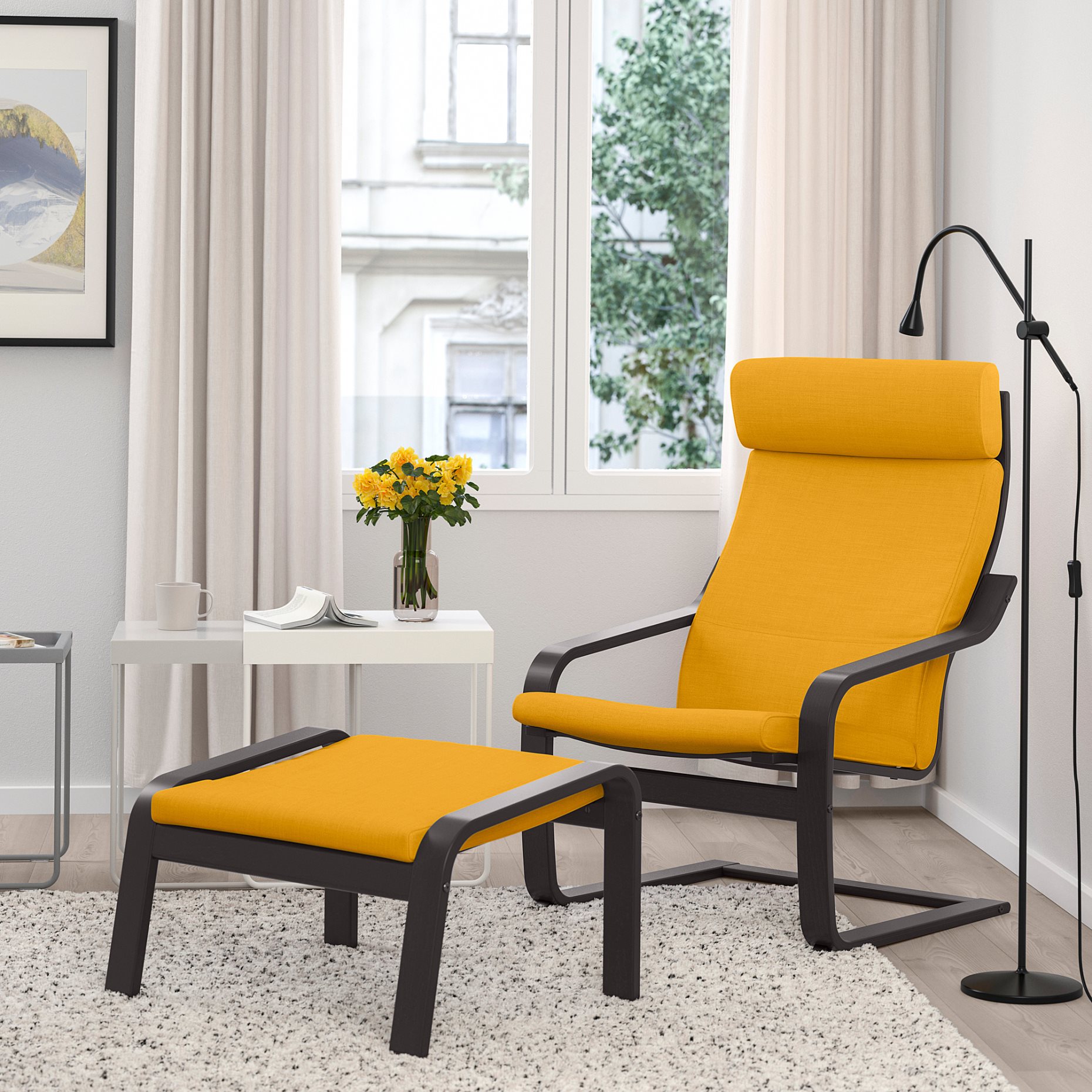 POÄNG, footstool, 993.872.72