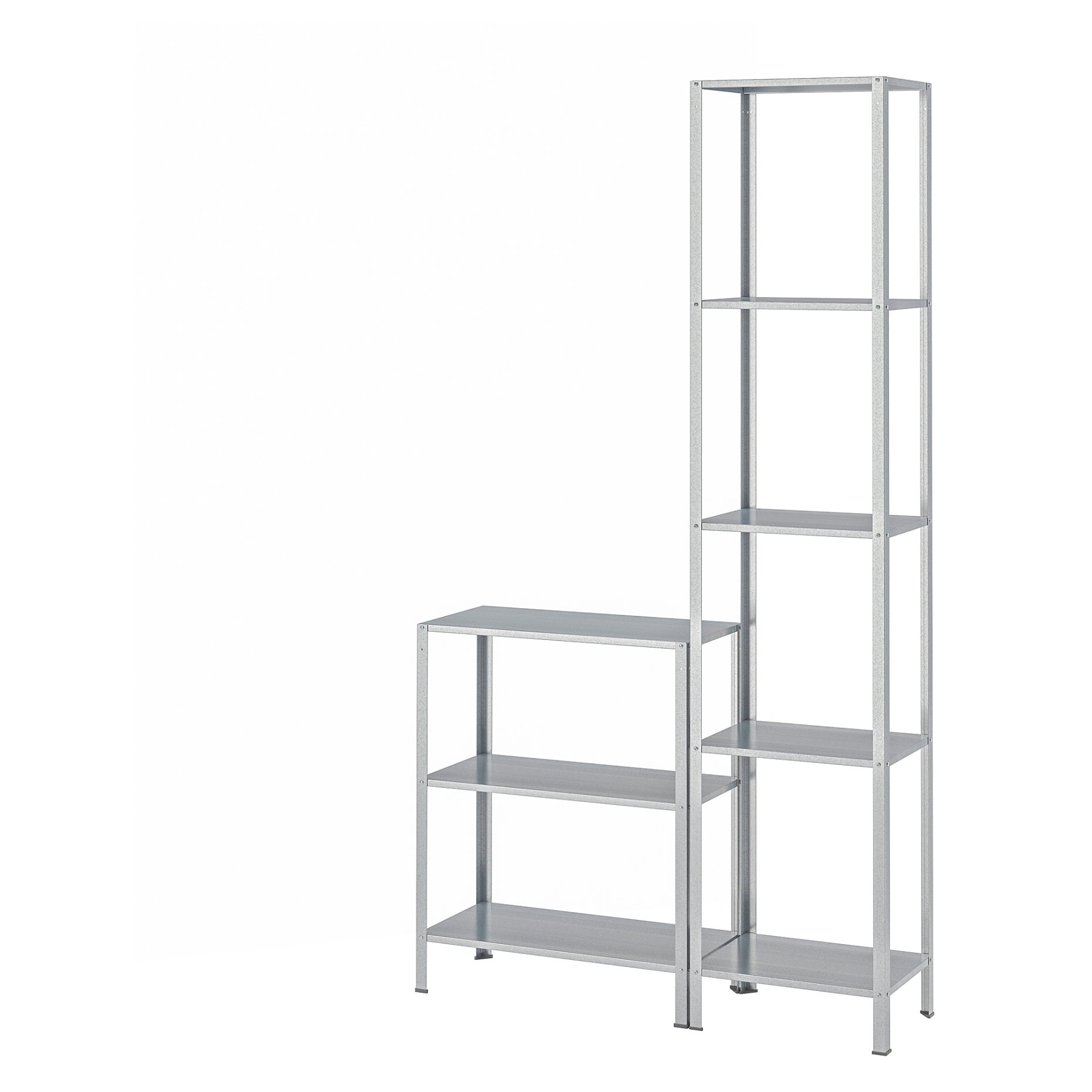HYLLIS, shelving unit in/outdoor, 100x27x74-183 cm, 994.174.10
