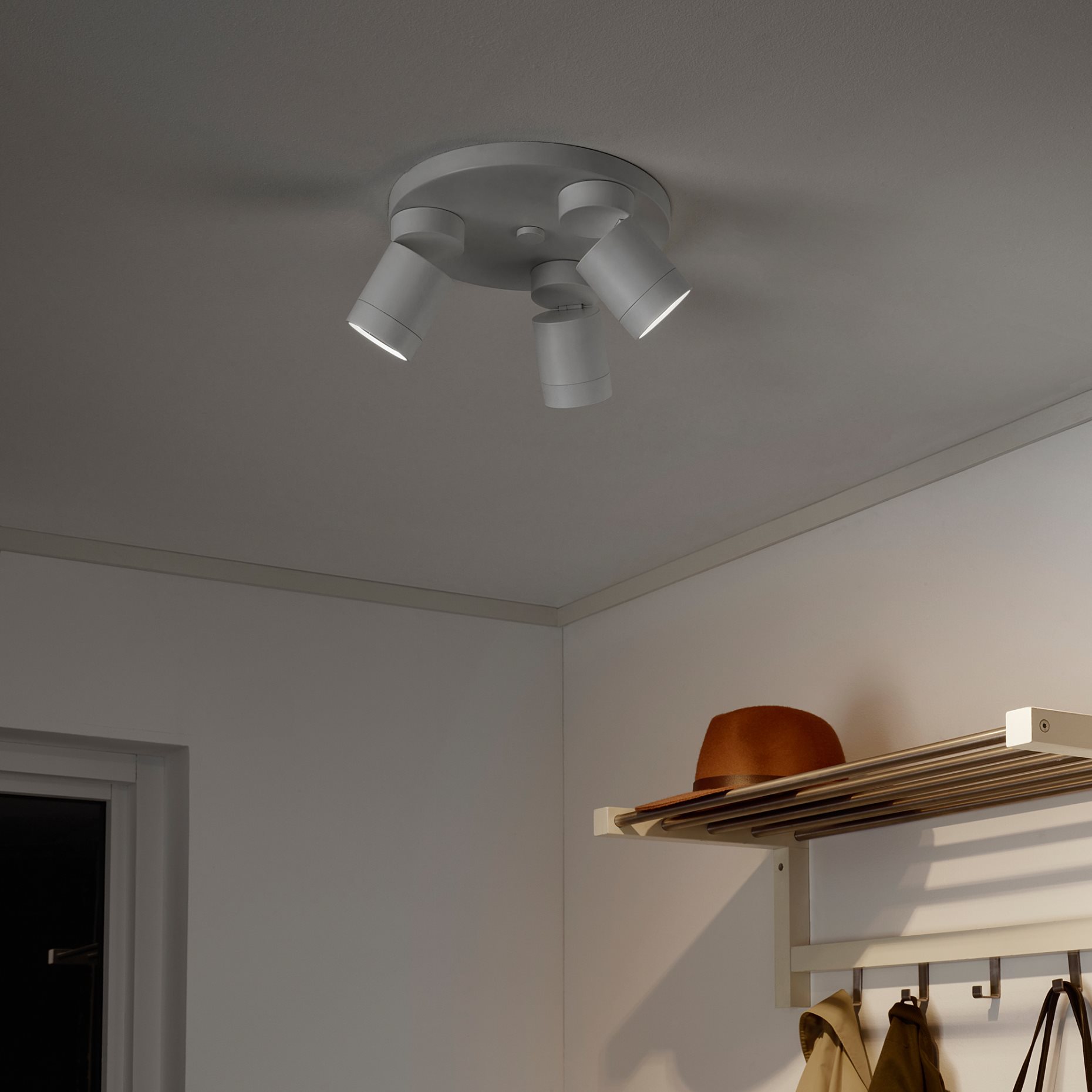 NYMÅNE, ceiling spotlight with 3 spots, 003.362.67