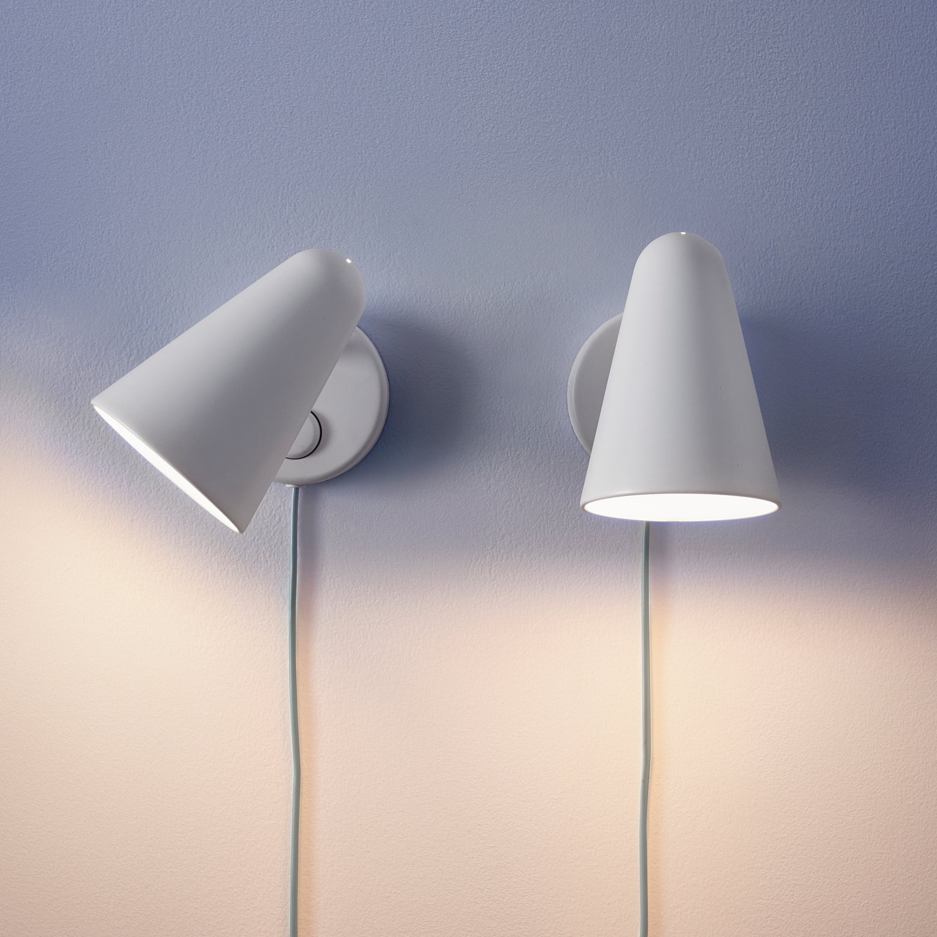 FUBBLA, wall lamp with built-in LED light source, 003.815.99