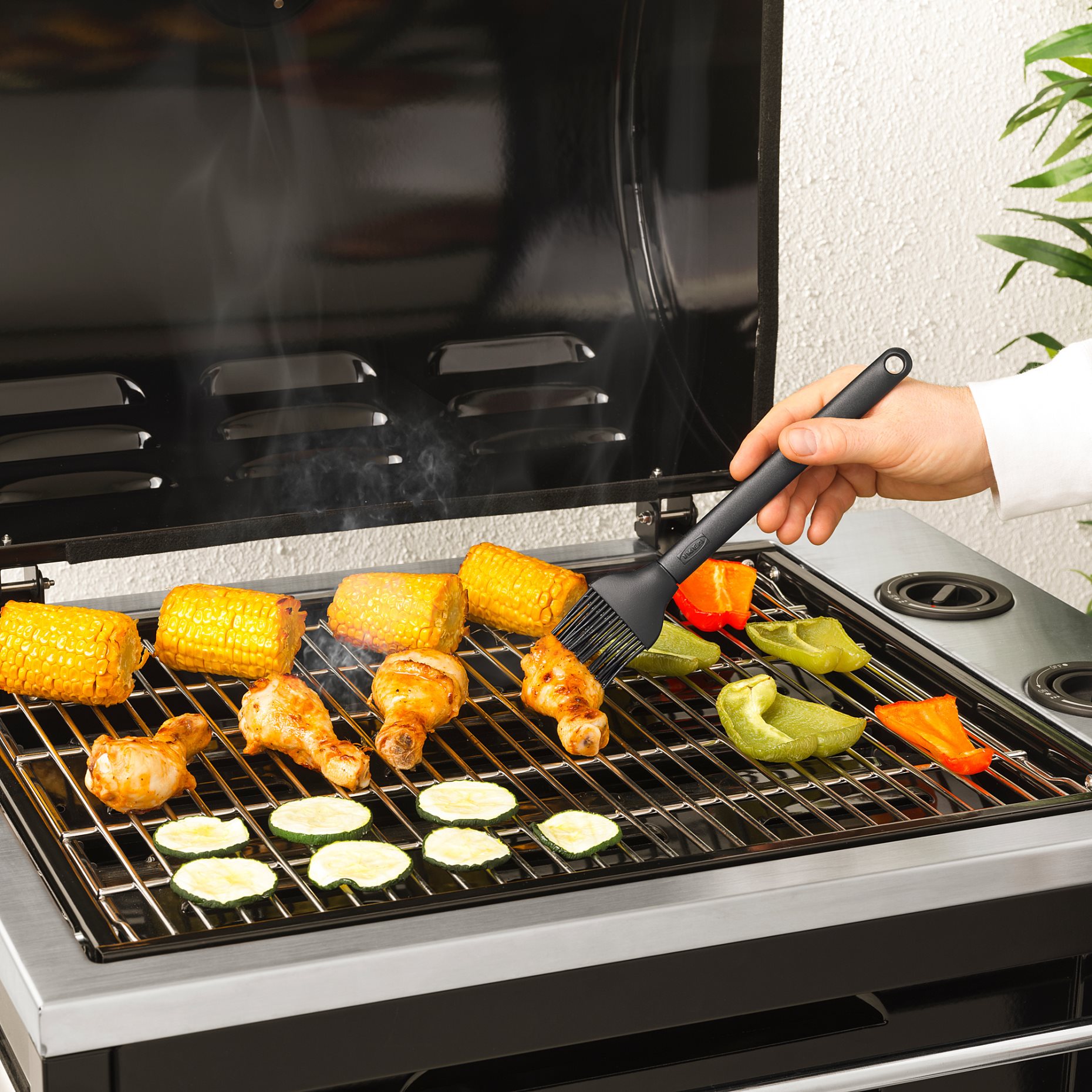 GRILLTIDER, barbecue brush, 004.445.54