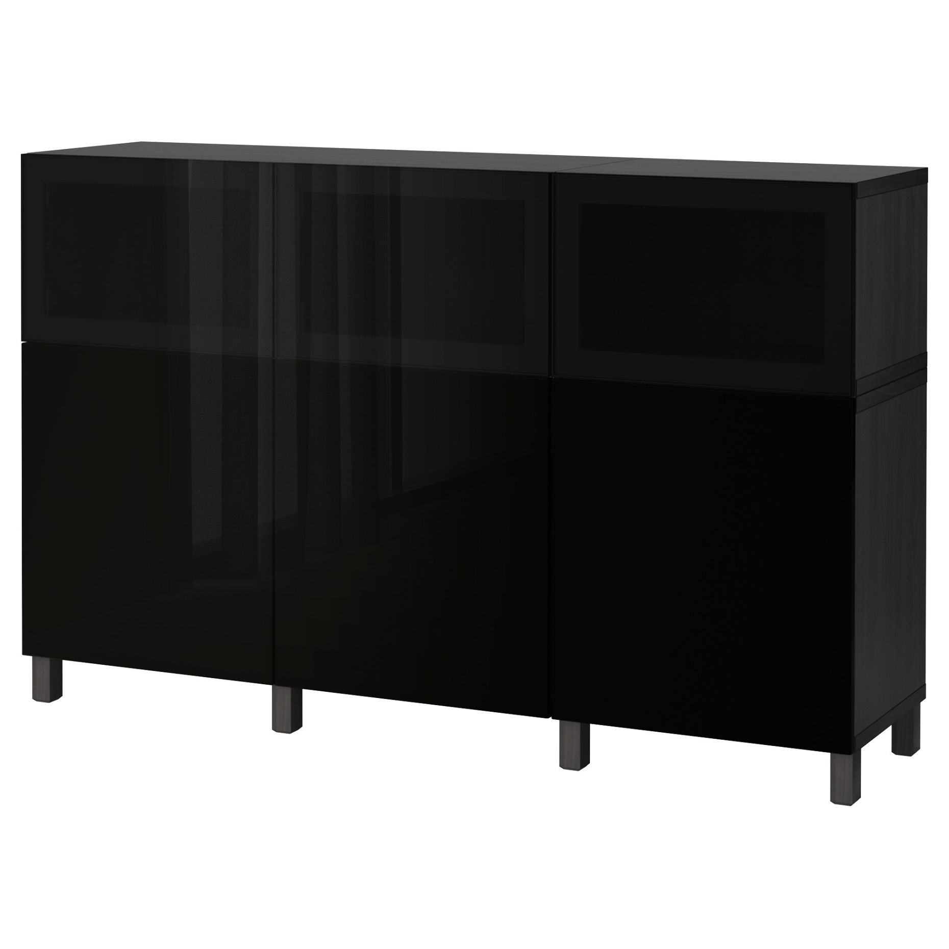 BESTÅ, storage combination with doors, 180x42x112 cm, 092.081.85