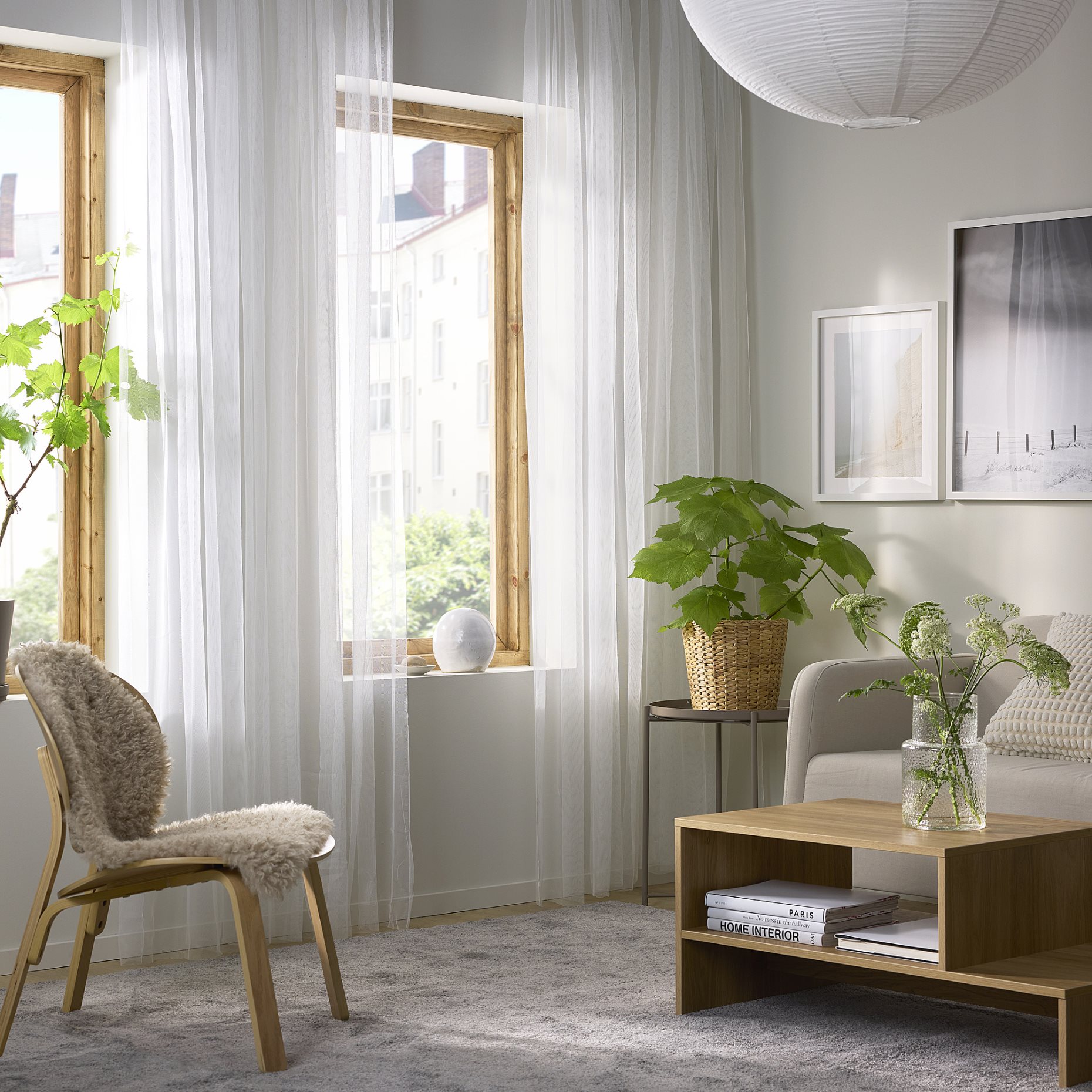 LILL, net curtains, 1 pair, 100.702.62